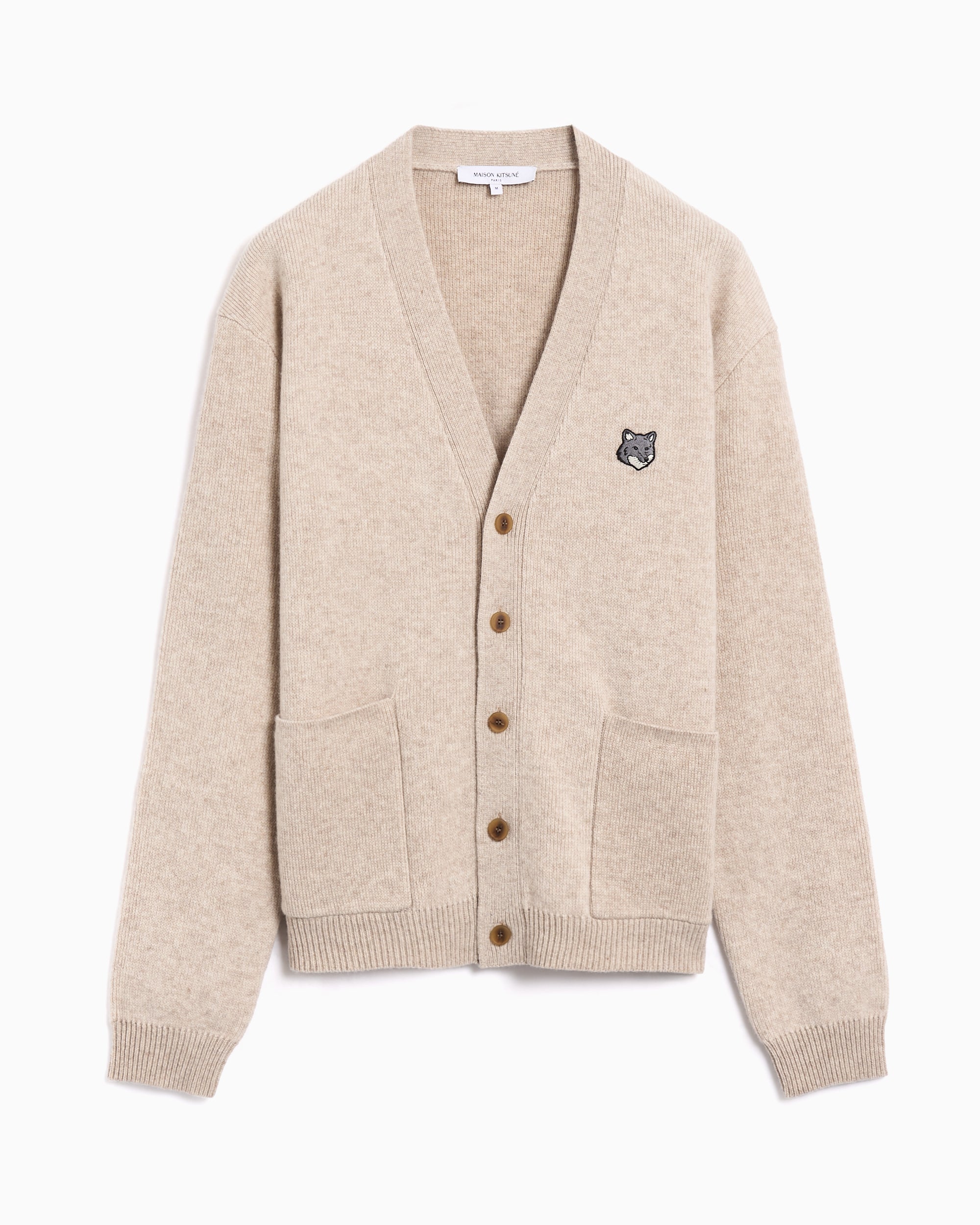 Maison Kitsuné Fox Head Relaxed Men's Cardigan