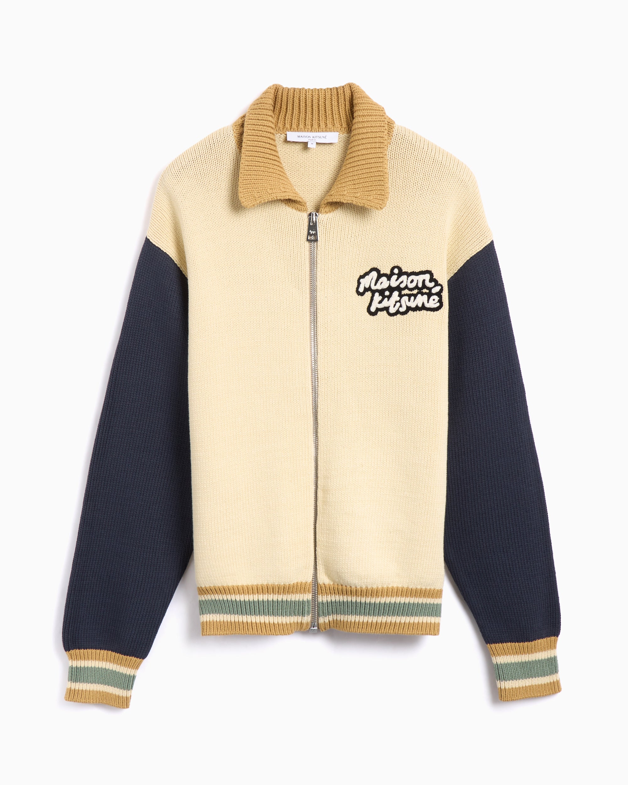MAISON KITSUNE ソフトイエロー カーディガン 楽天市場】Maison Kitsune｜メゾンキツネ BABY FOX PATCH カーディガン