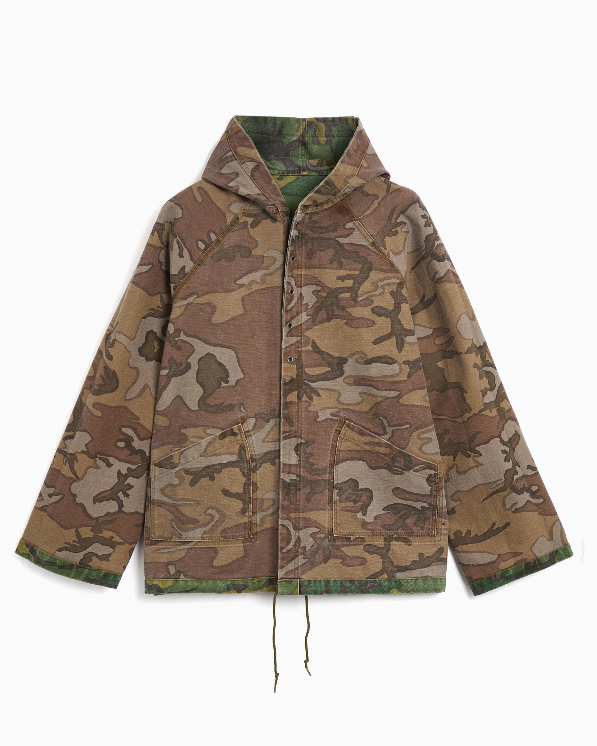 Needles Camo Print Reversible Relaxed Men's Light Jacket