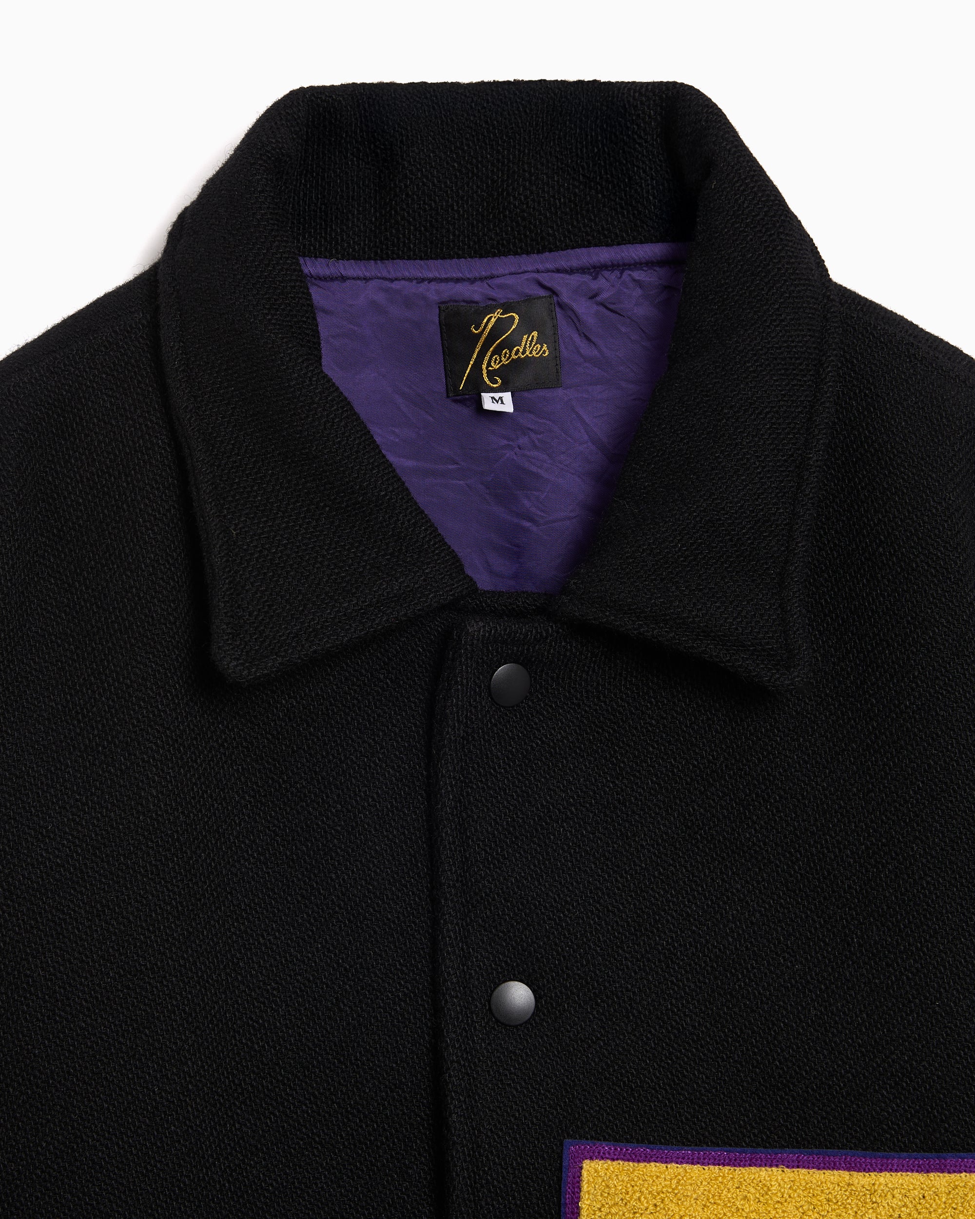 Needles Lettered Graphic Relaxed Men's Varsity Jacket