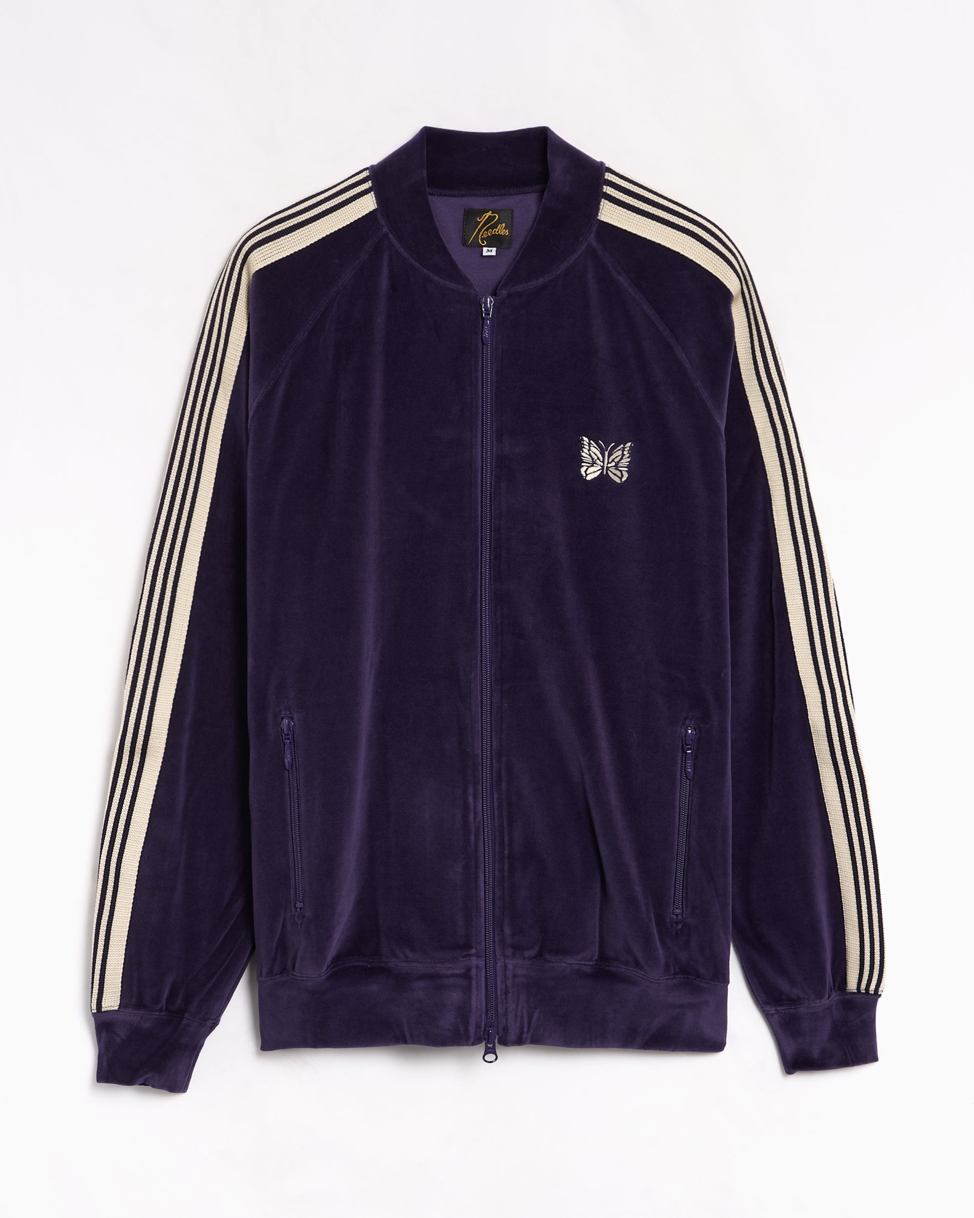 Needles Rib Collar Logo Men's Track Jacket