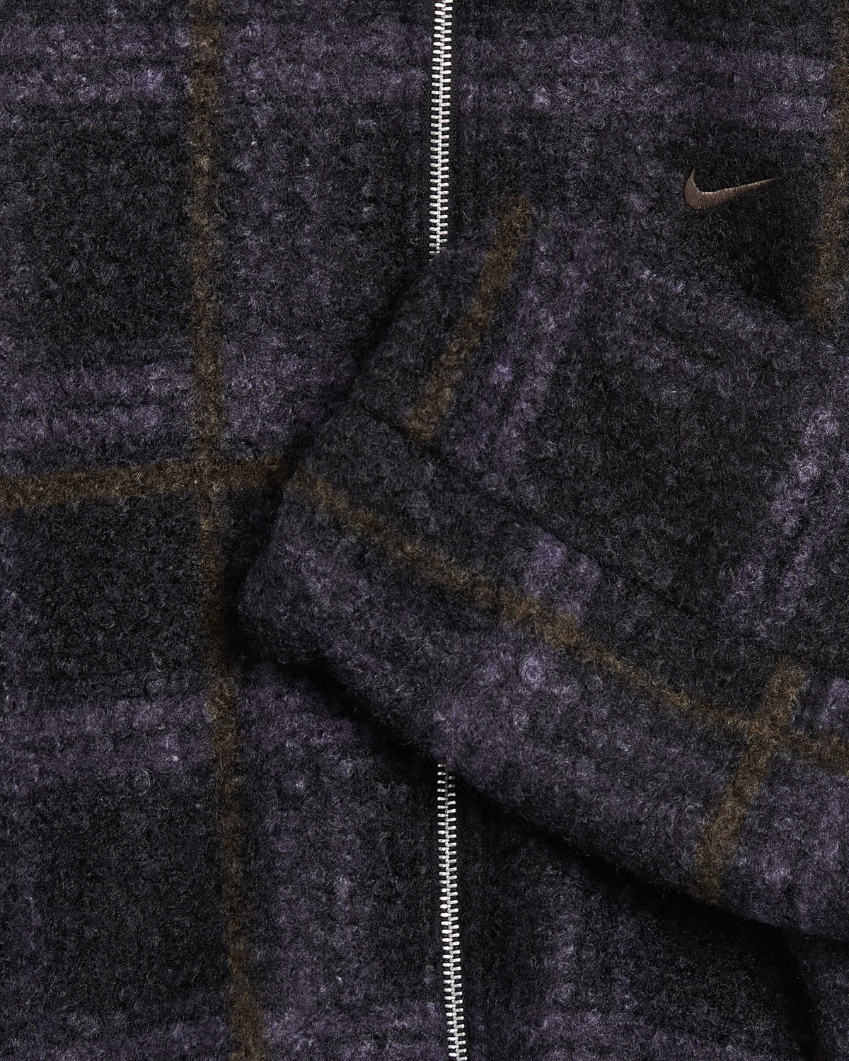 Jackets Coats Nike Sportswear Plaid Women's Fleece Jacket - IQ8268-010