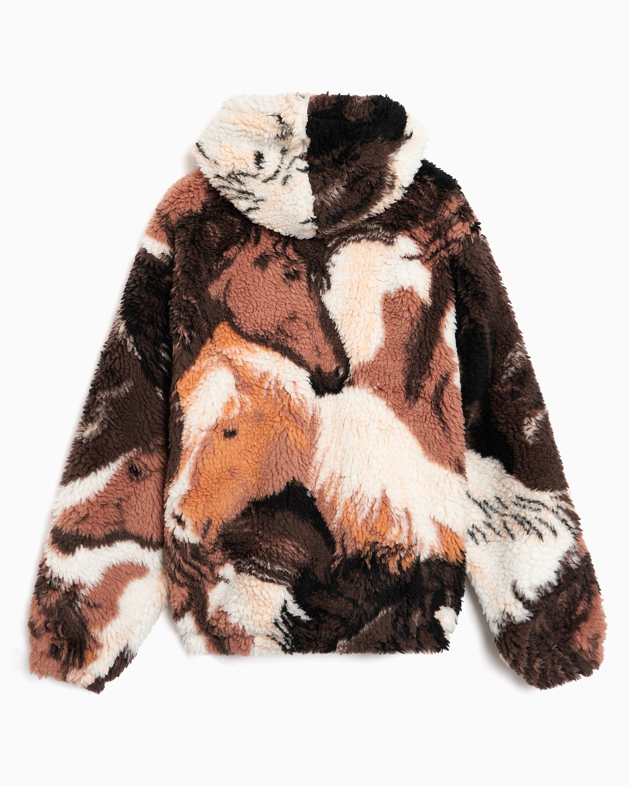OBEY Clothing Horses Graphic Relaxed Men's Fleece Jacket