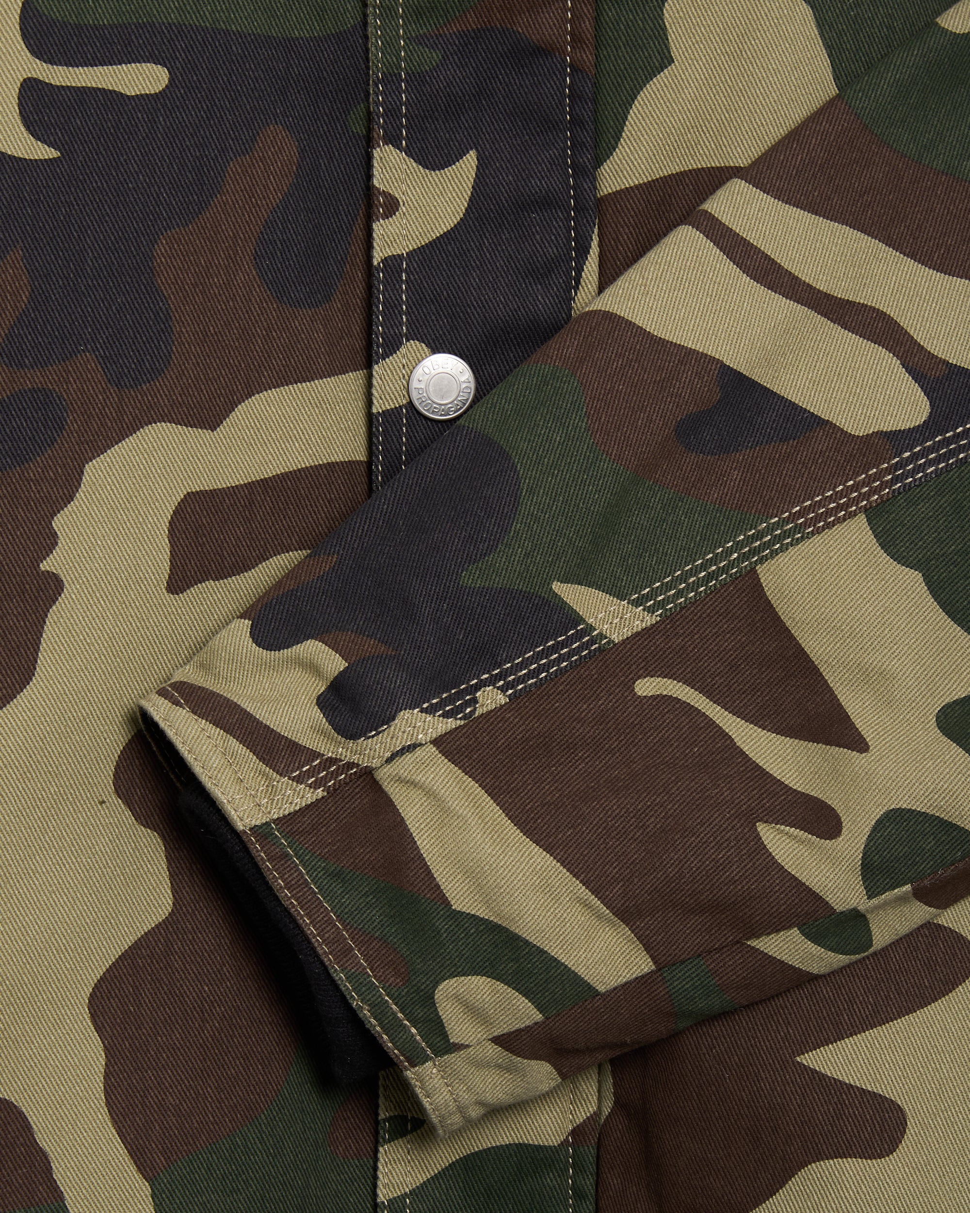 OBEY Clothing Norton Barn Camo Print Men's Work Jacket