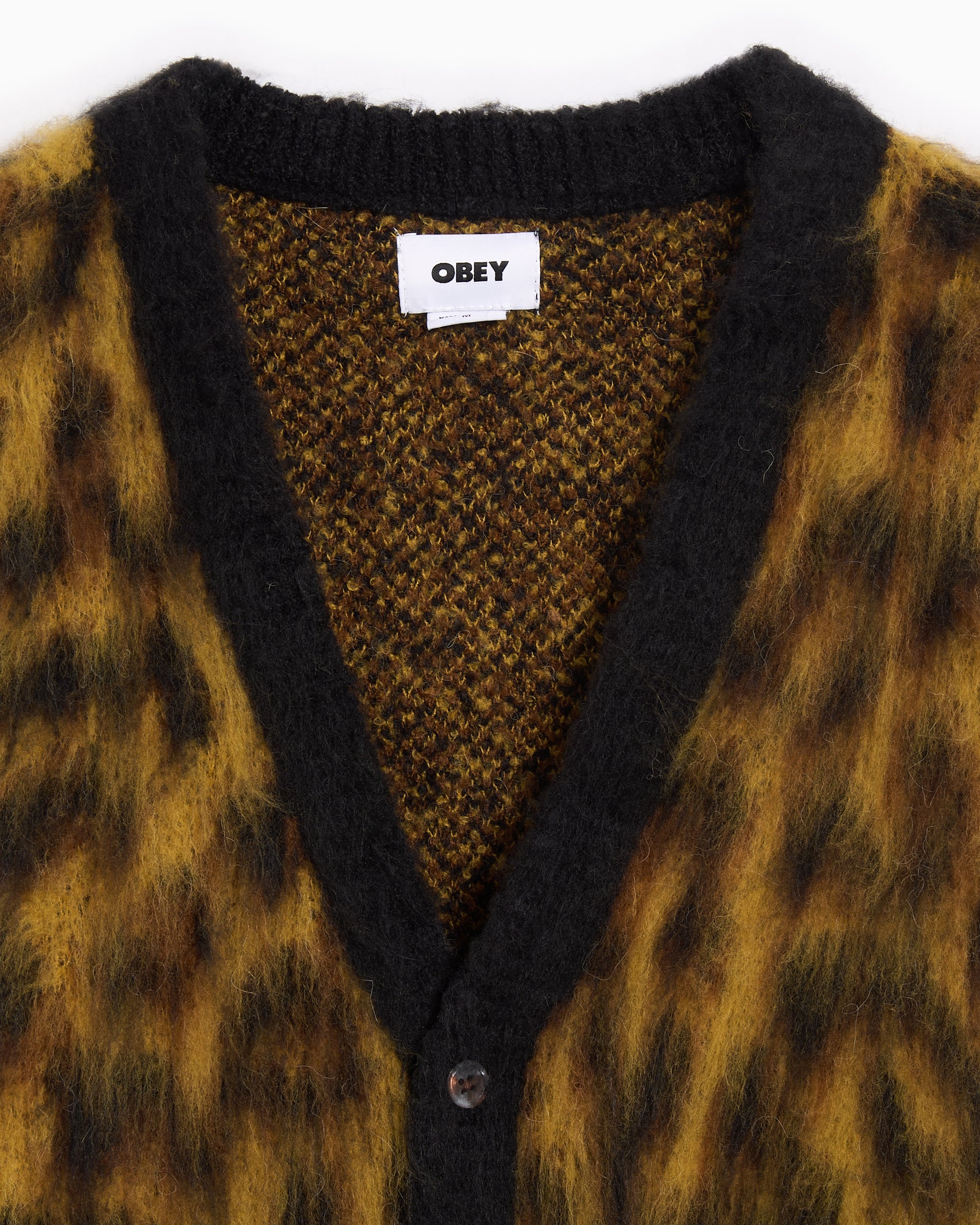 OBEY Clothing Patron Leopard Men's Cardigan