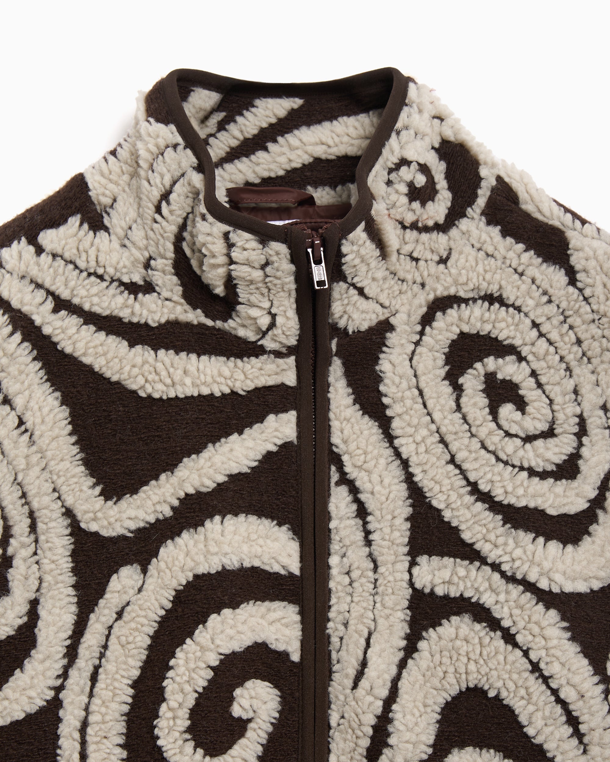 OBEY Clothing Swirls Jacquard Relaxed Women's Fleece Jacket