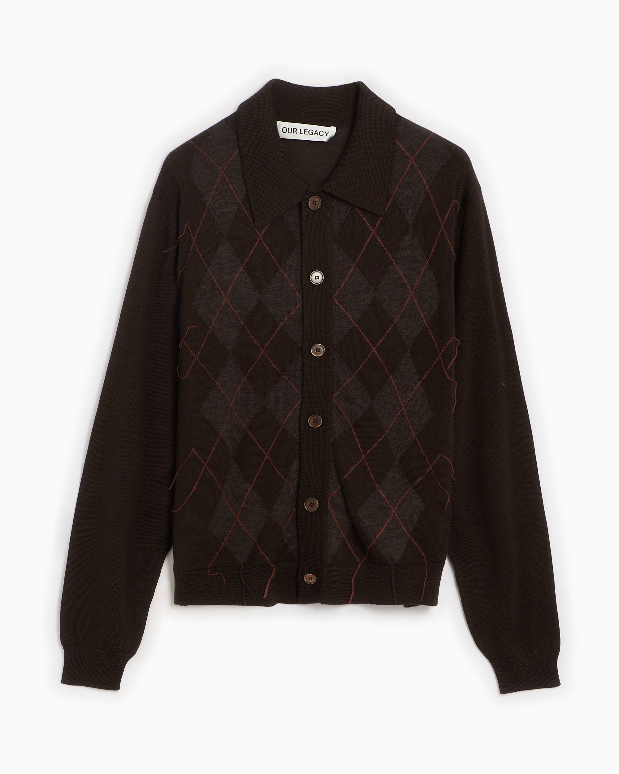 Jackets Coats Our Legacy Pub Argyle Men's Cardigan - M4253EP