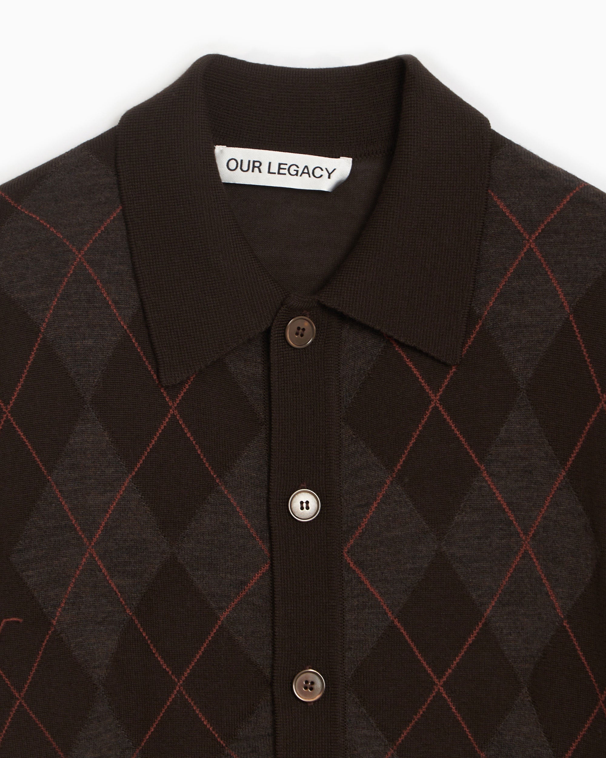 Jackets Coats Our Legacy Pub Argyle Men's Cardigan - M4253EP