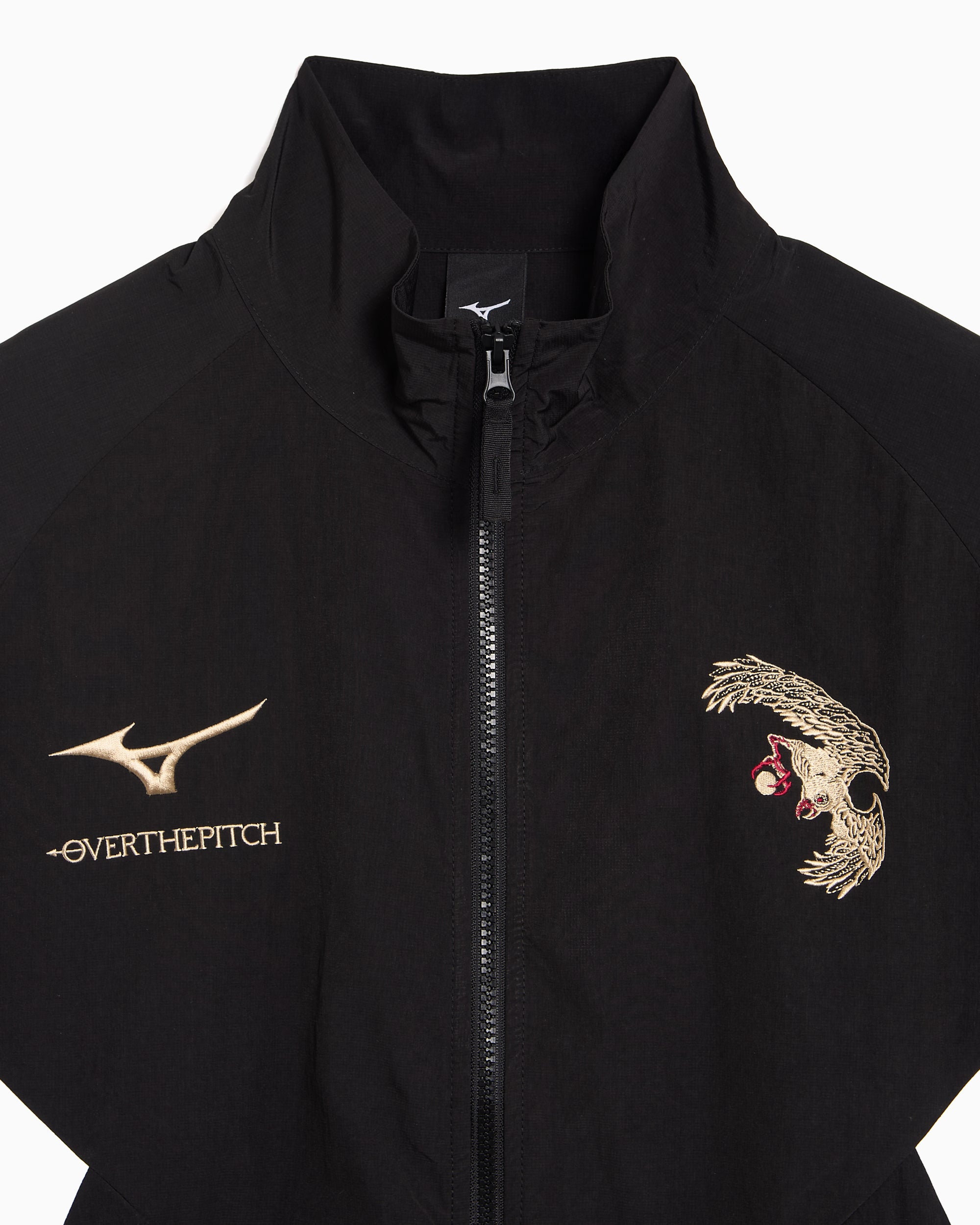 OVER THE PITCH x Mizuno Woven Logo Relaxed Men's Track Jacket