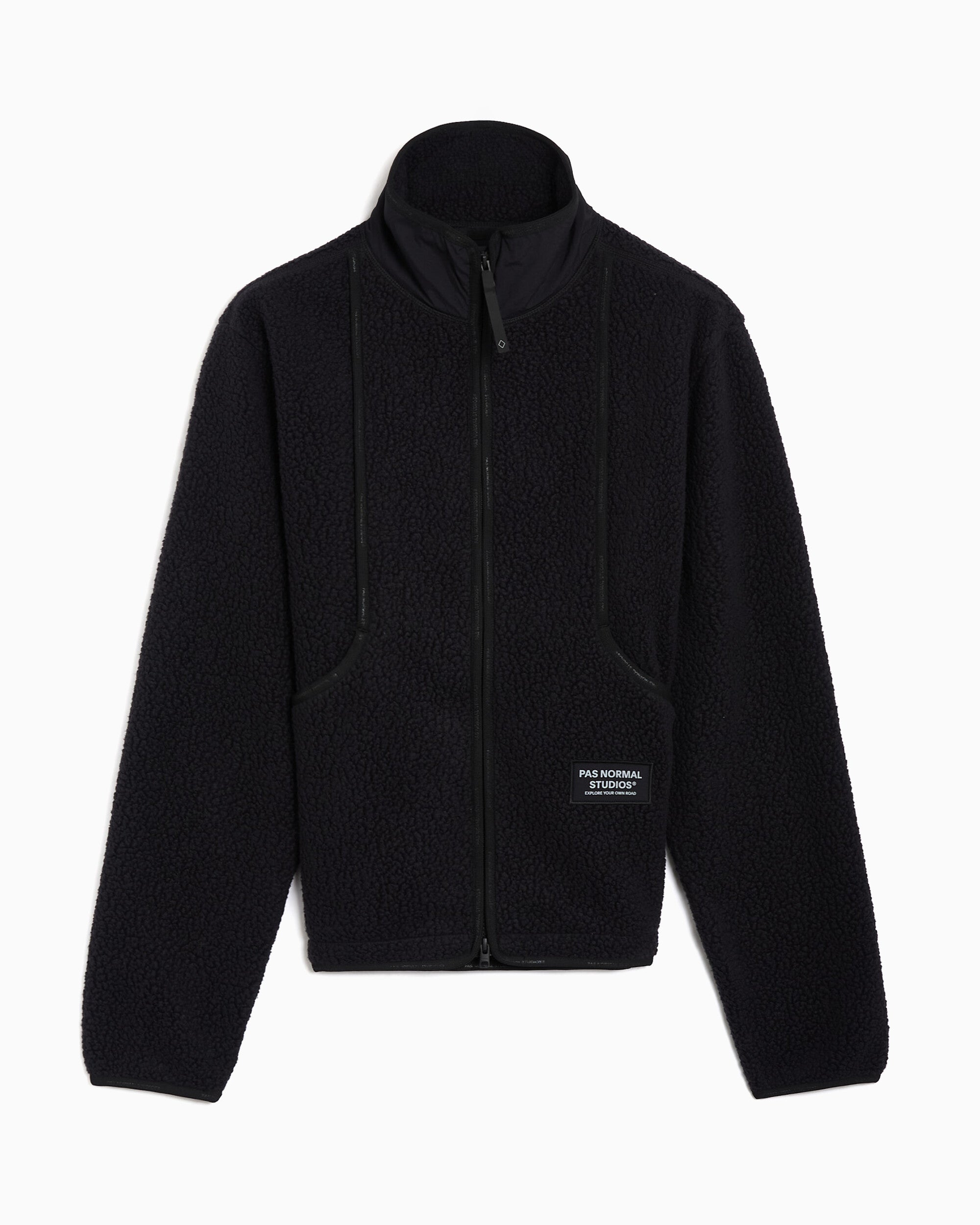 Jackets Coats Pas Normal Studios Off-Race Pile Logo Boxy Unisex Fleece Jacket - MH2005AO-999