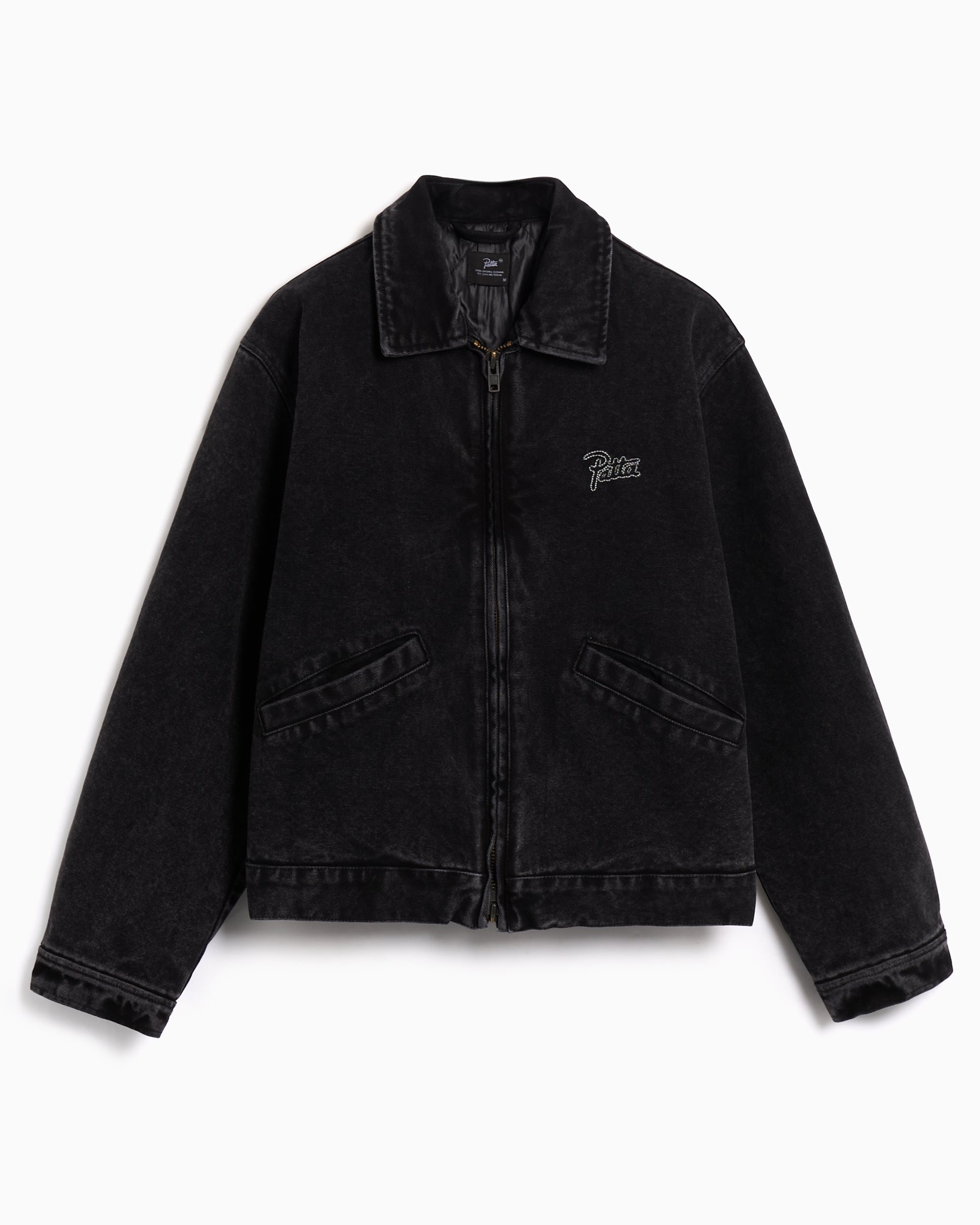 Jackets Coats Patta Washed Graphic Relaxed Men's Denim Jacket - POC-AW25-4000-348-0025-001
