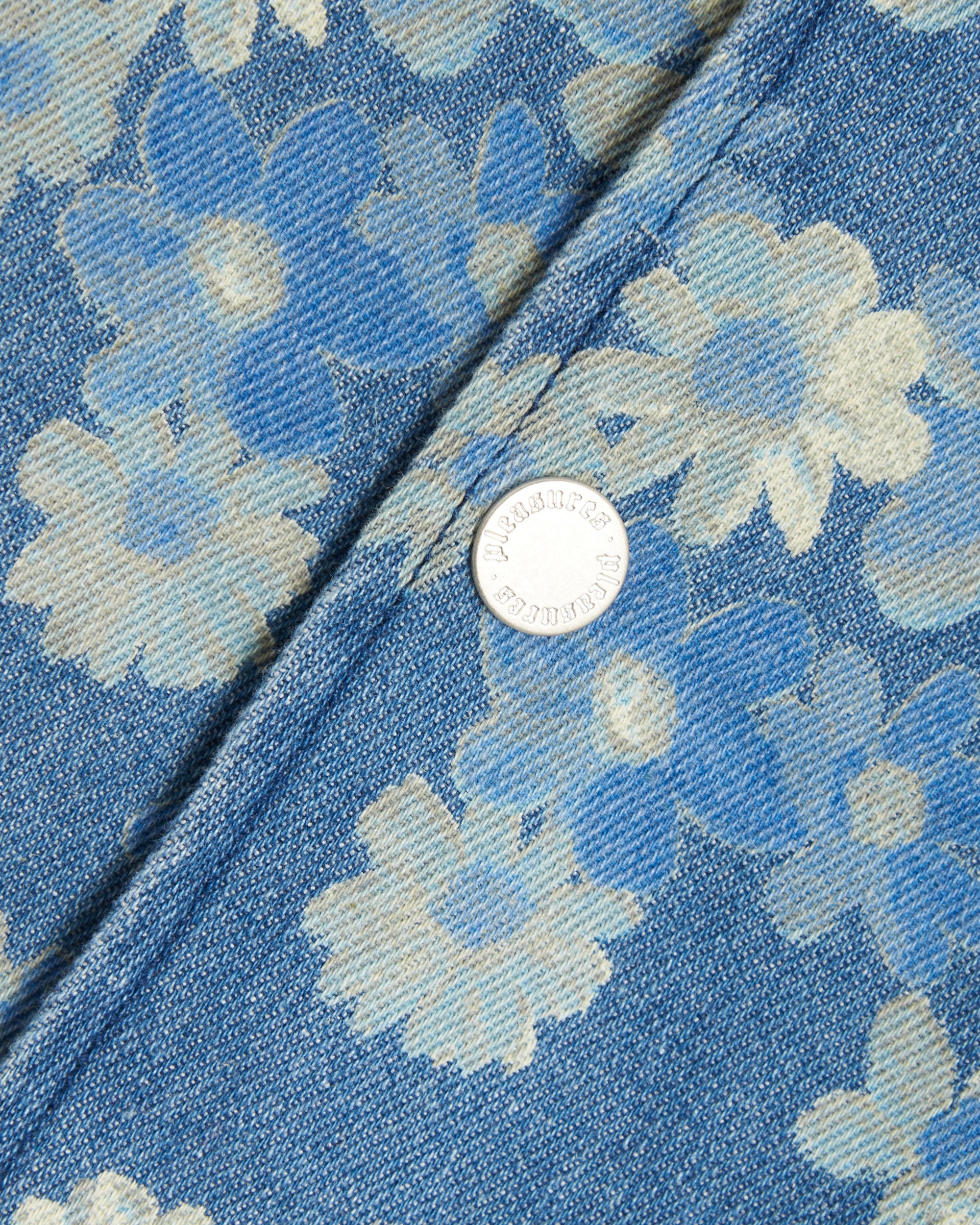 Pleasures Garden Men's Denim Coach Jacket Men's Denim Jacket