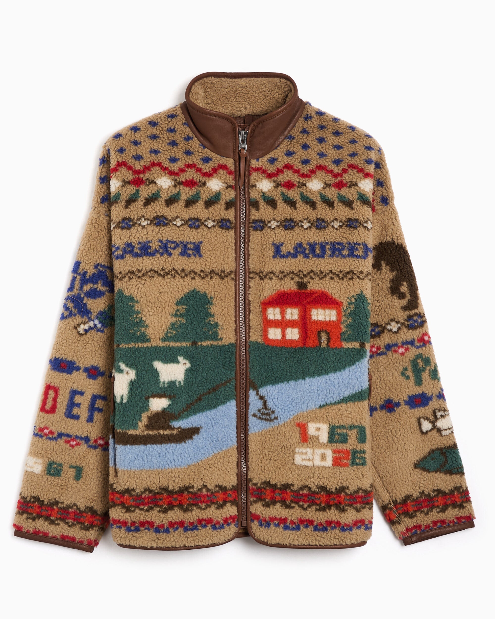 Jackets Coats Polo Ralph Lauren Graphic Men's Fleece Jacket - 710B26317001