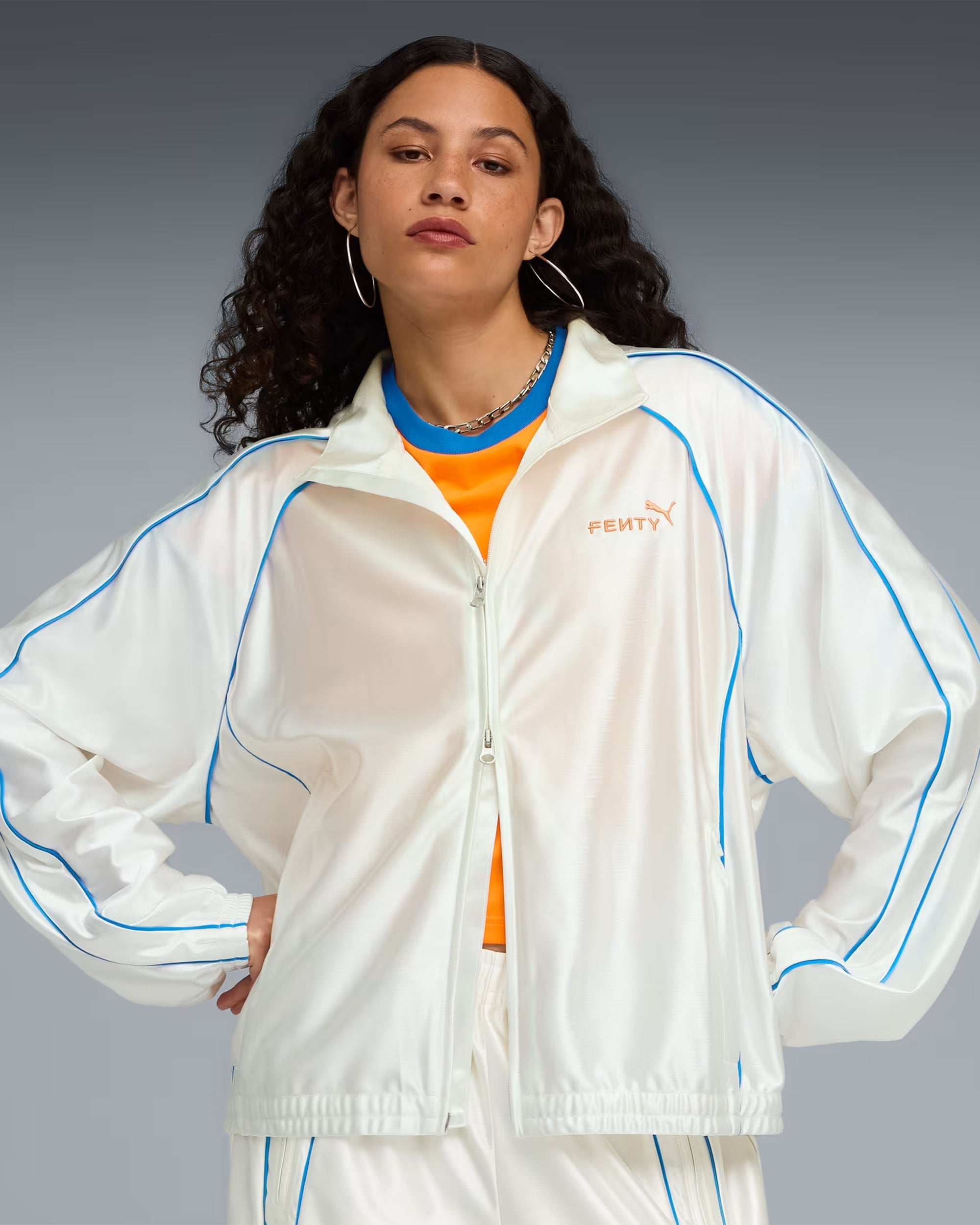 Jackets Coats Puma x FENTY T7 Piping Oversize Women's Track Jacket - 633626-87