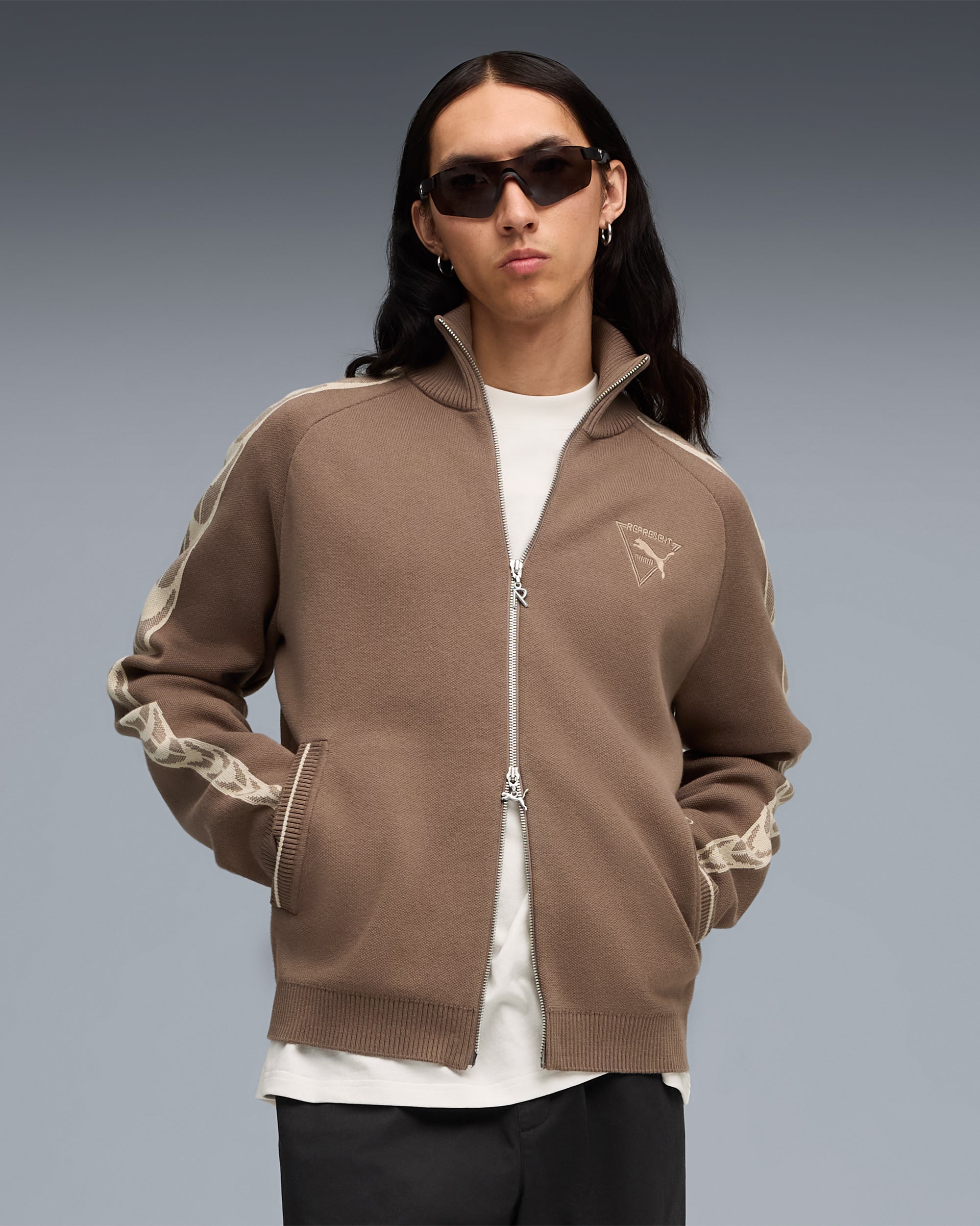 Puma x REPRESENT T7 Logo Unisex Cardigan