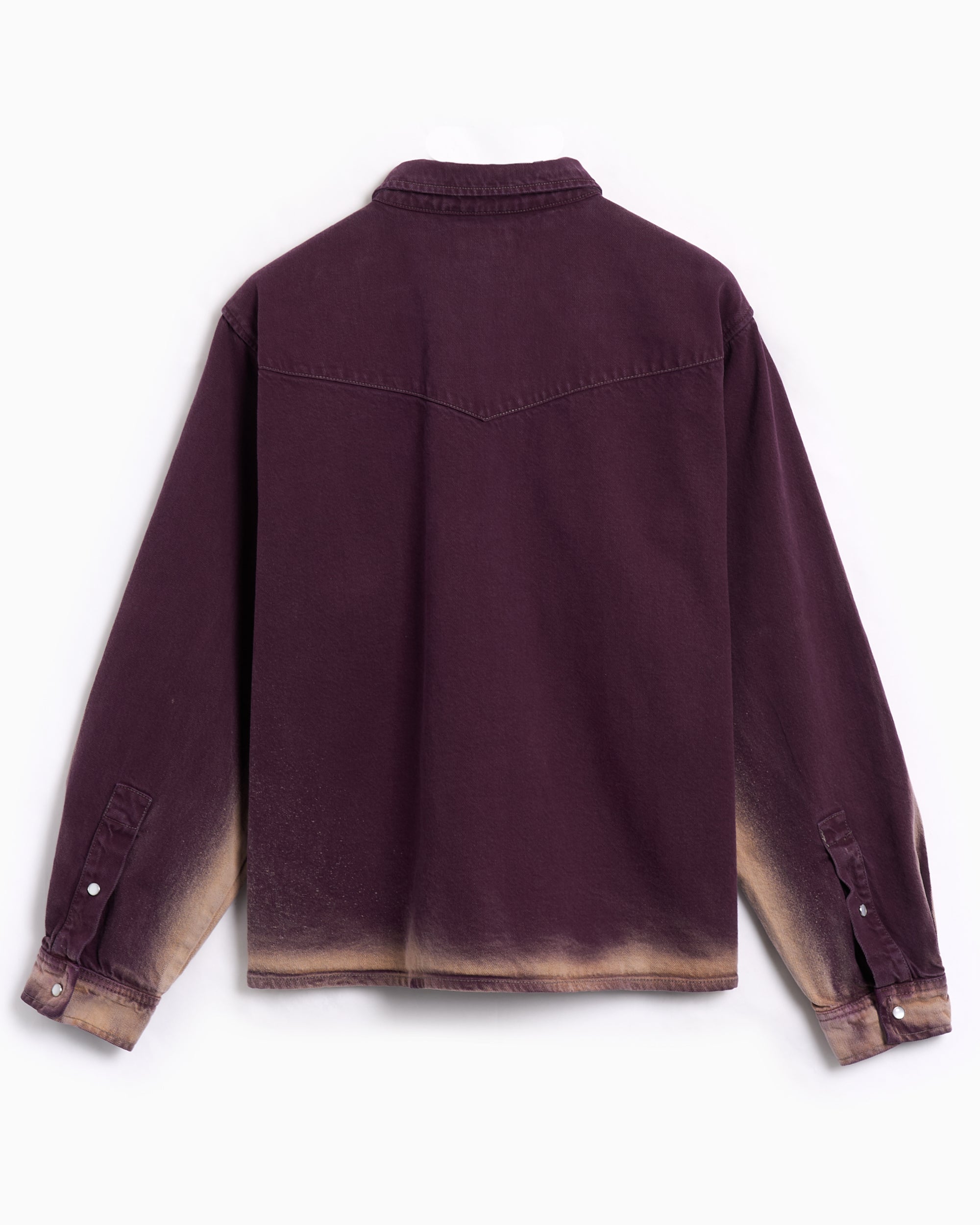 Jackets Coats Rassvet Shadow Wash Denim Relaxed Men's Overshirt - PACC17B011-1