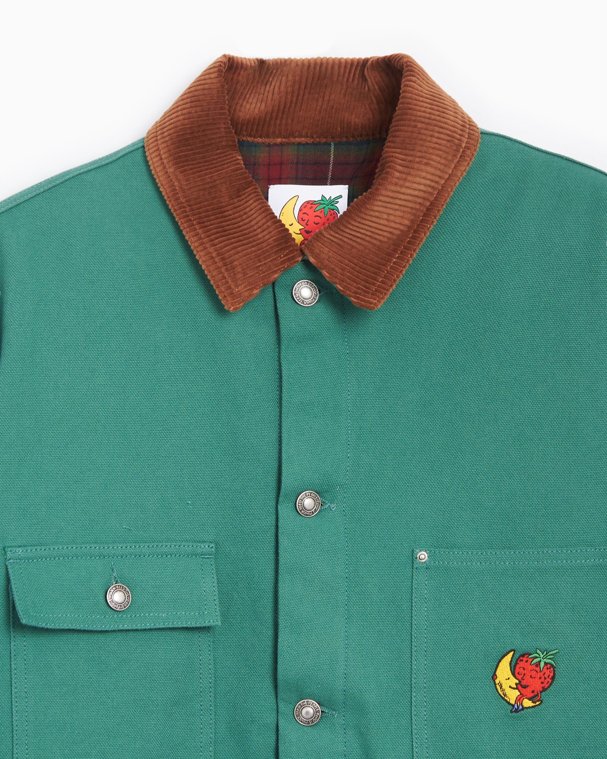 Jackets Coats Sky High Farm Workwear Angry Men's Chore Jacket Men's Light Jacket - SHF06C004-1