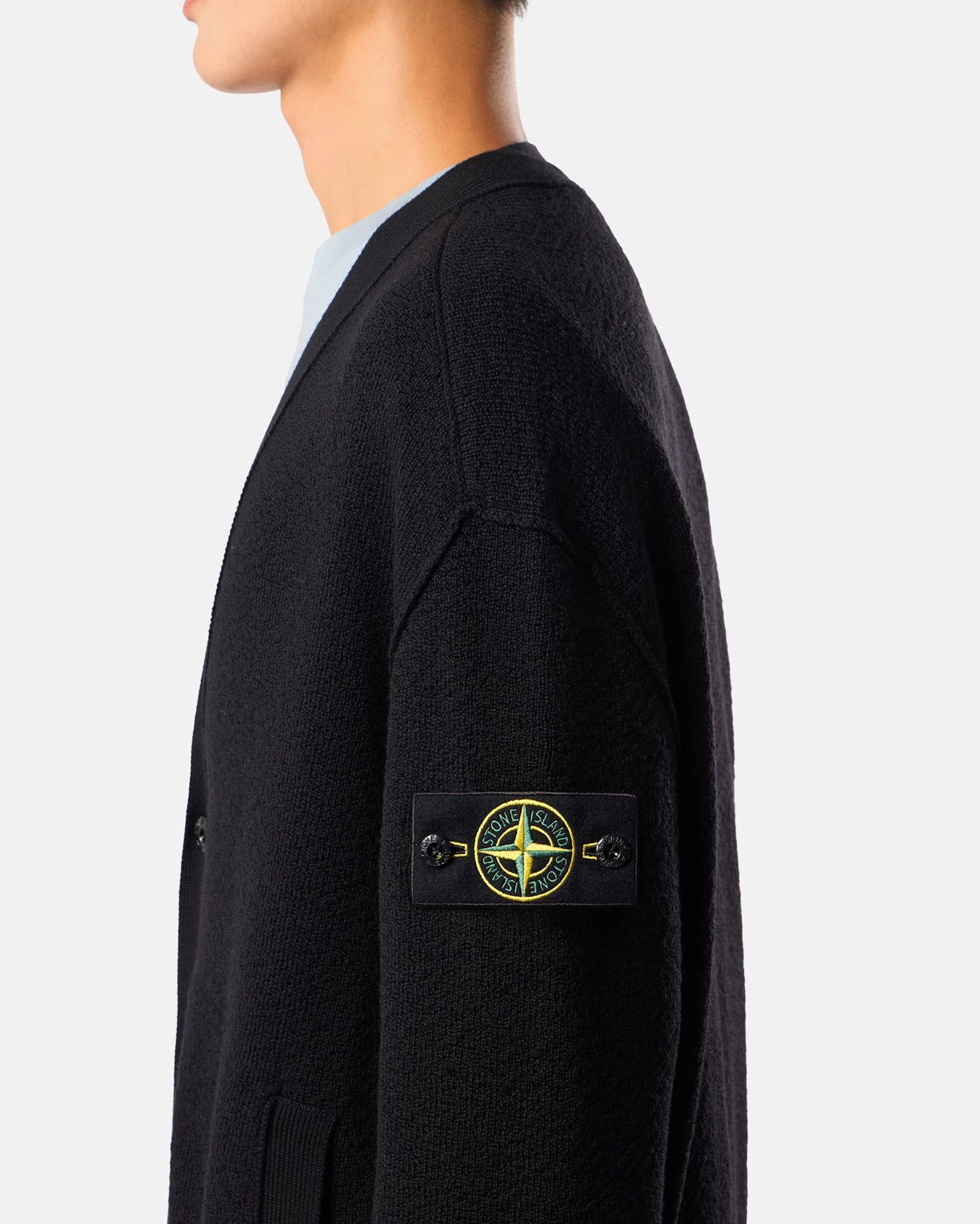 Stone Island Logo Relaxed Men's Cardigan