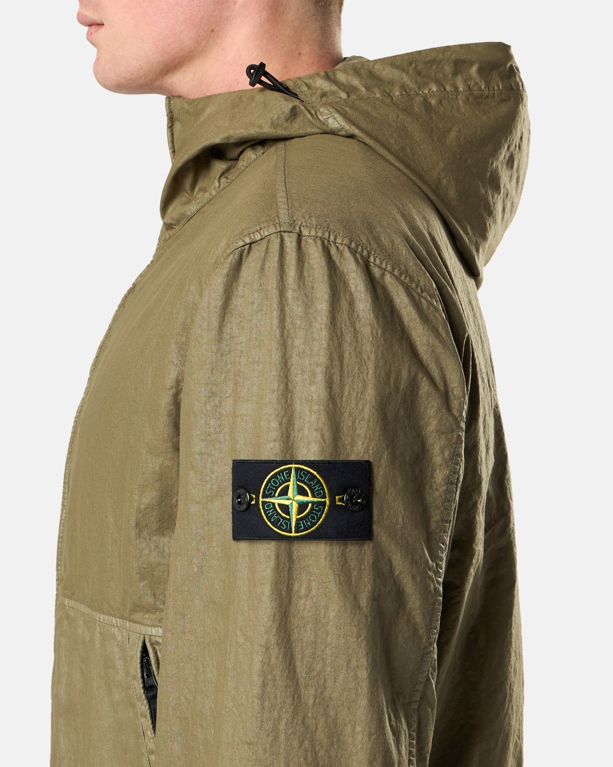 Stone Island Nylon Panama Relaxed Men's Light Jacket Stone Island Nylon Panama Relaxed Men's Light Jacket