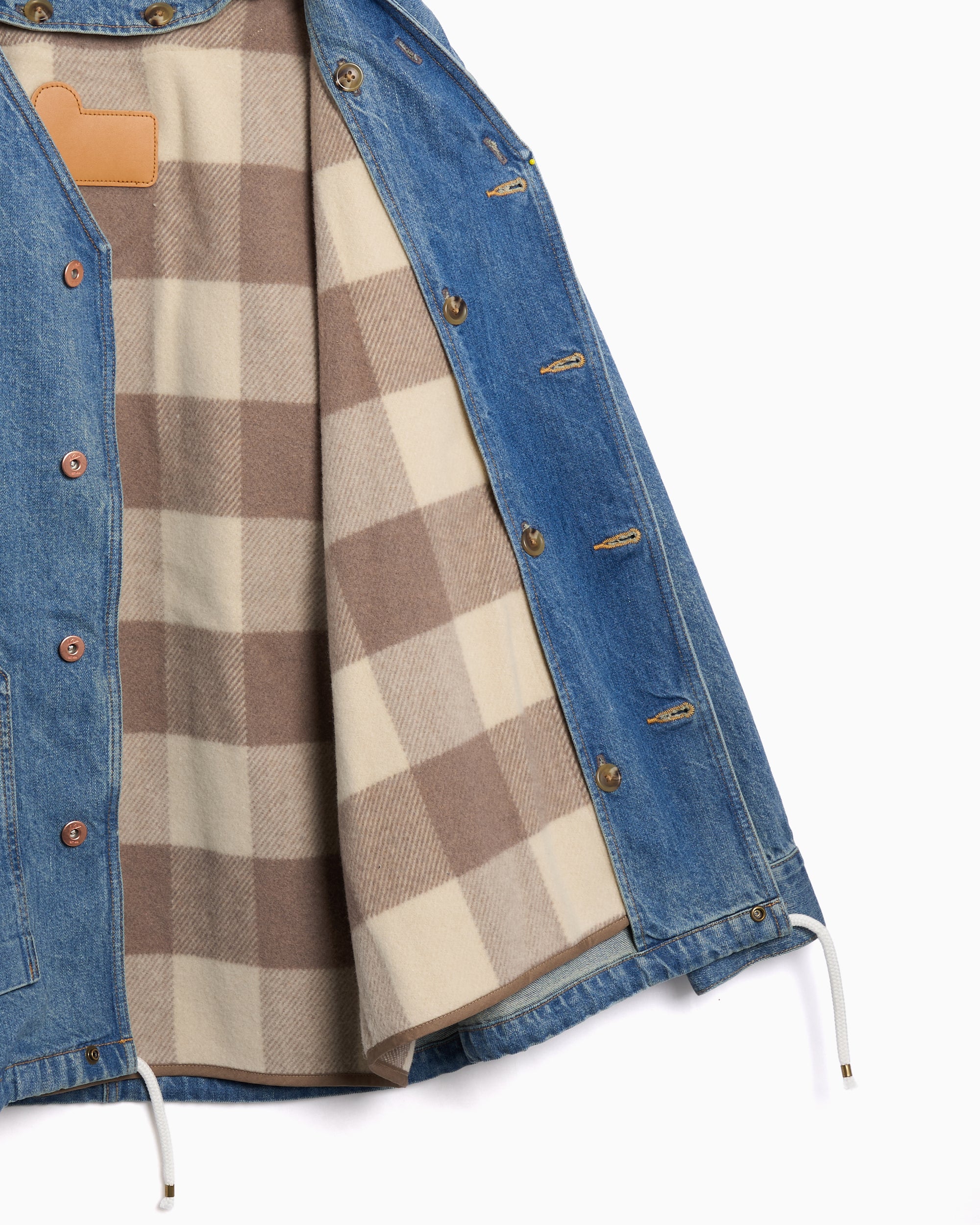 Woolrich Outdoor Label Ranch Detachable Oversize Men's Denim Jacket