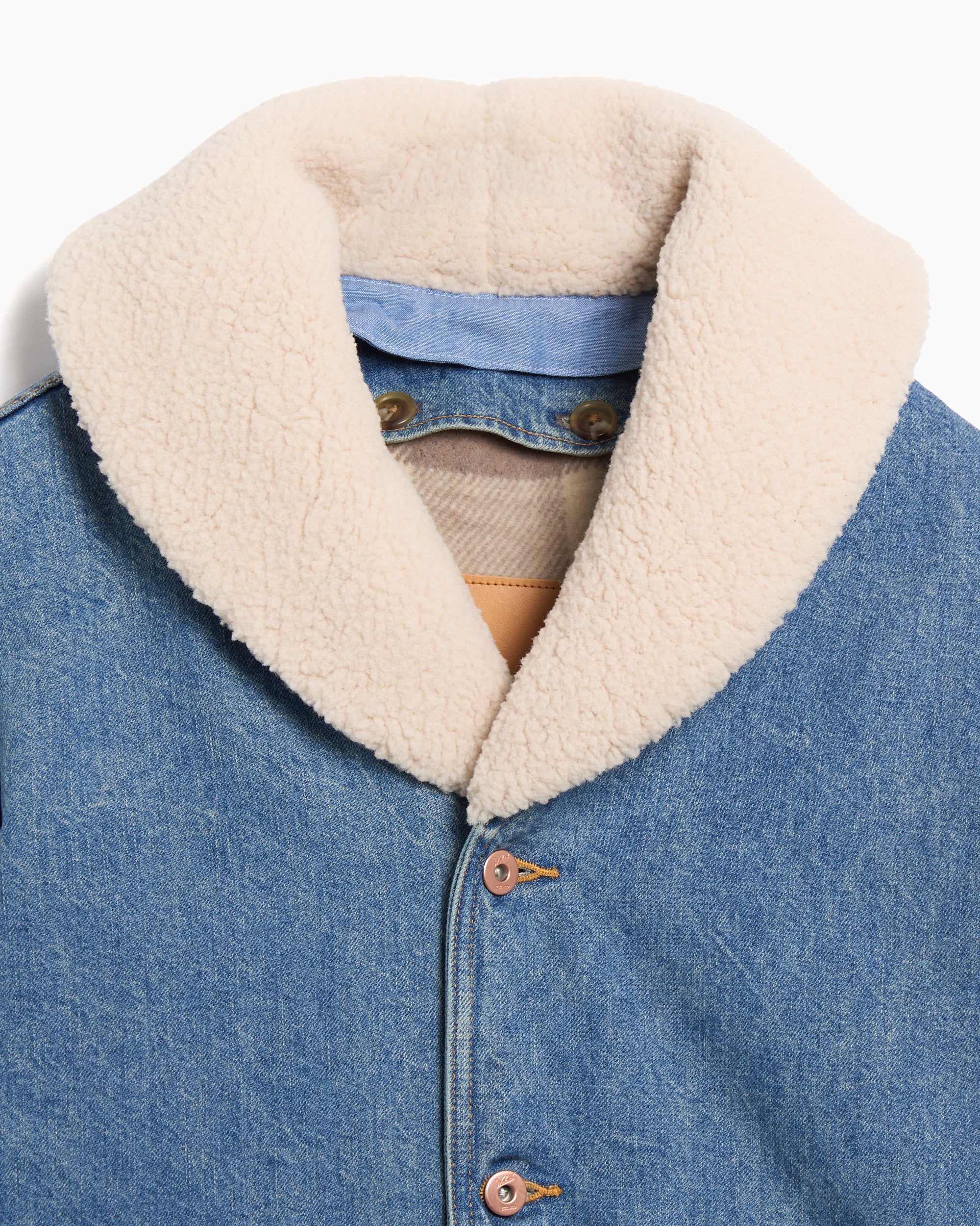 Woolrich Outdoor Label Ranch Detachable Oversize Men's Denim Jacket