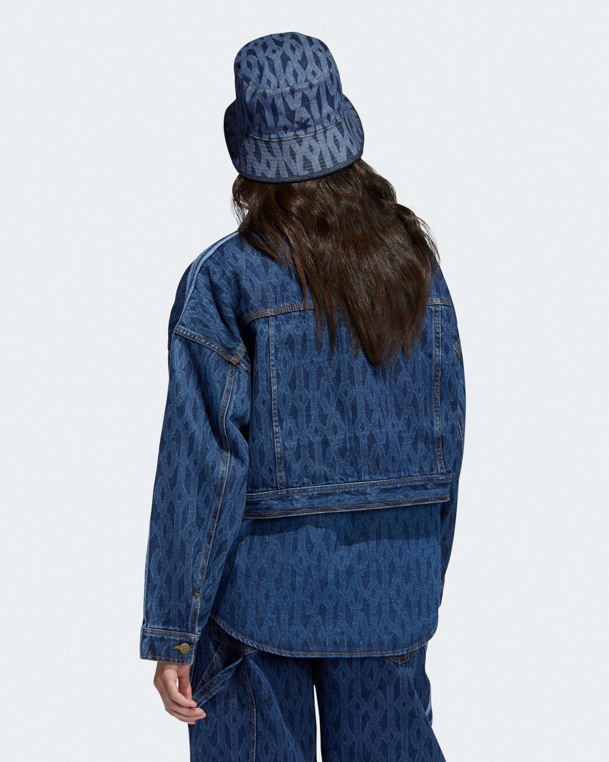 X Ivy Park adidas x Ivy Park Monogram Denim Unisex Track Jacket Unisex