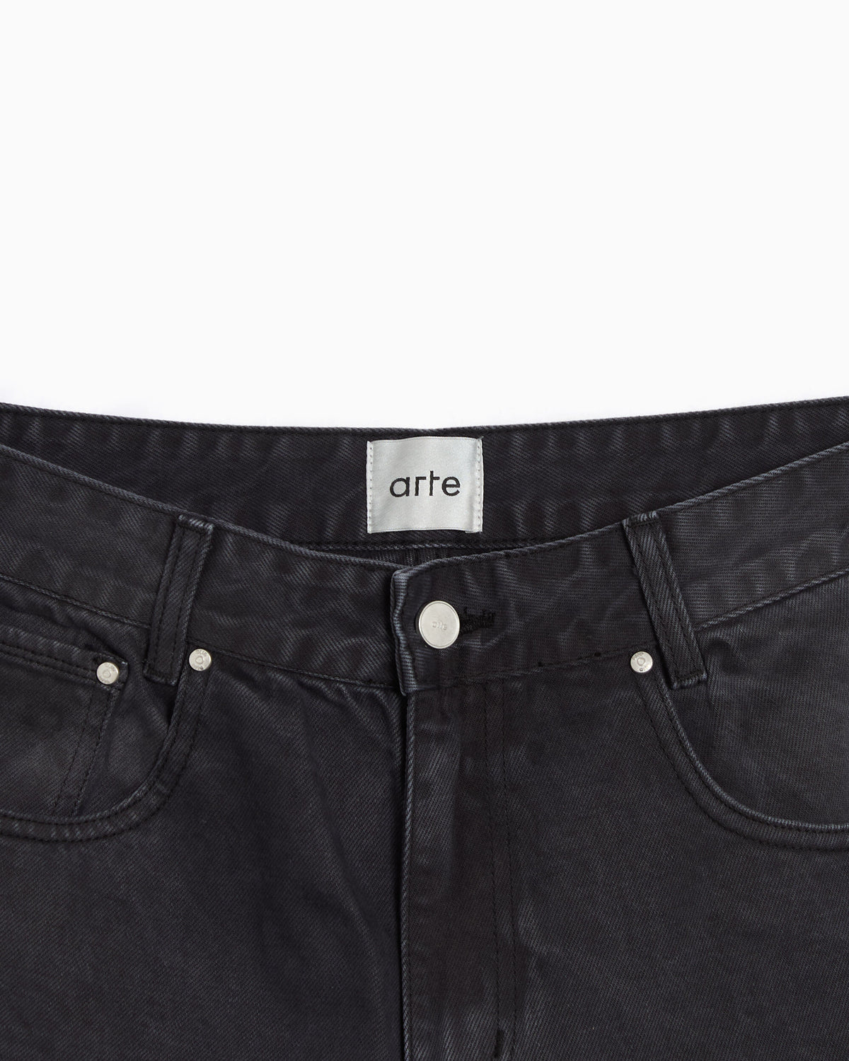 Jeans Arte Antwerp Washed Ease Relaxed Men's Baggy Jeans - AW26-077P-Black
