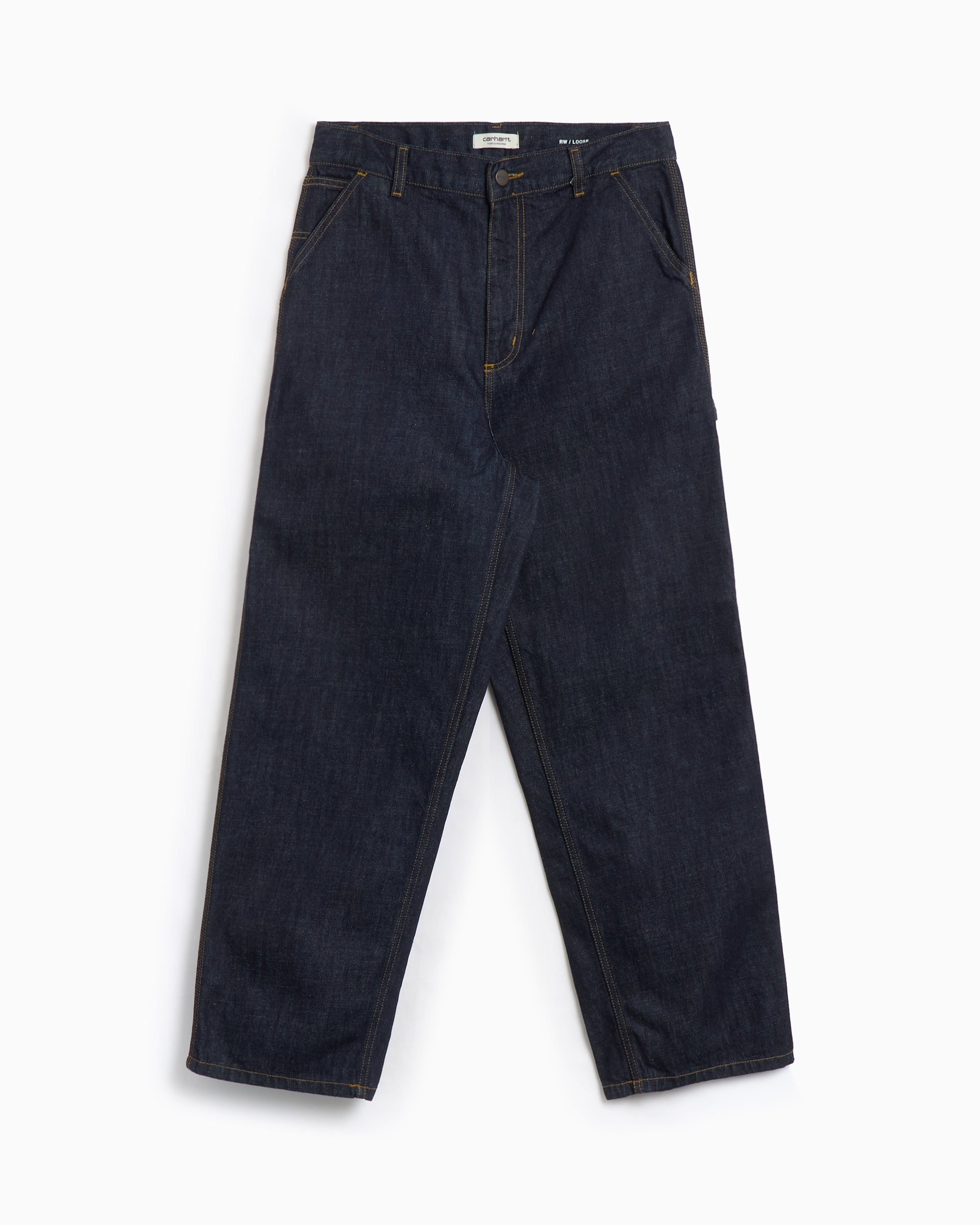 Jeans Carhartt WIP Brandon Single Knee Women's Loose Fit Pants Relaxed Women's Jeans - I034225-0102