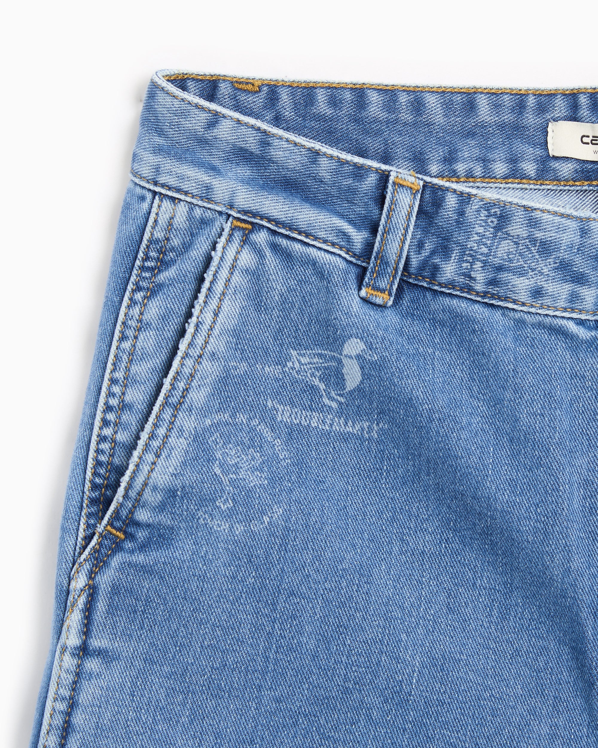 Jeans Carhartt WIP Stamp Women's Pants Women's Jeans - I033742-2LN35