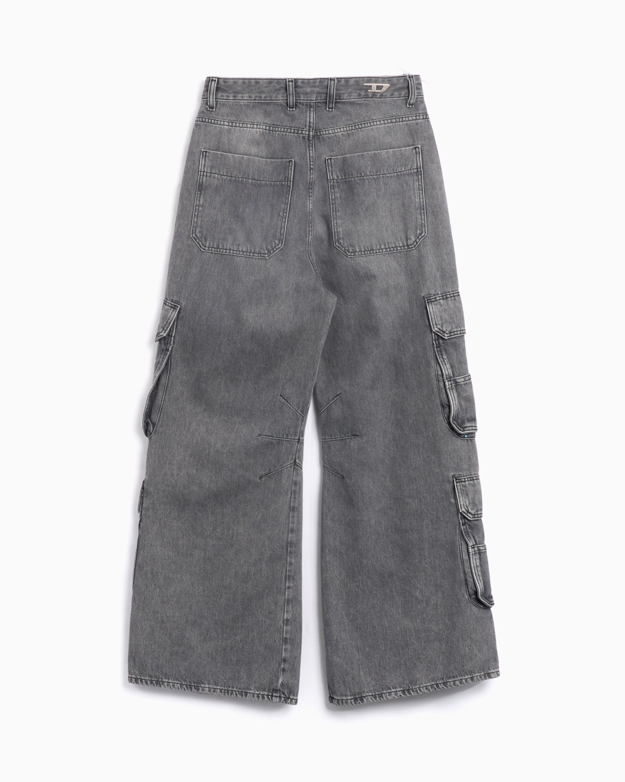 Diesel D-Sire-Cargo-D L.30 Women's Cargo Pants Relaxed Women's Jeans