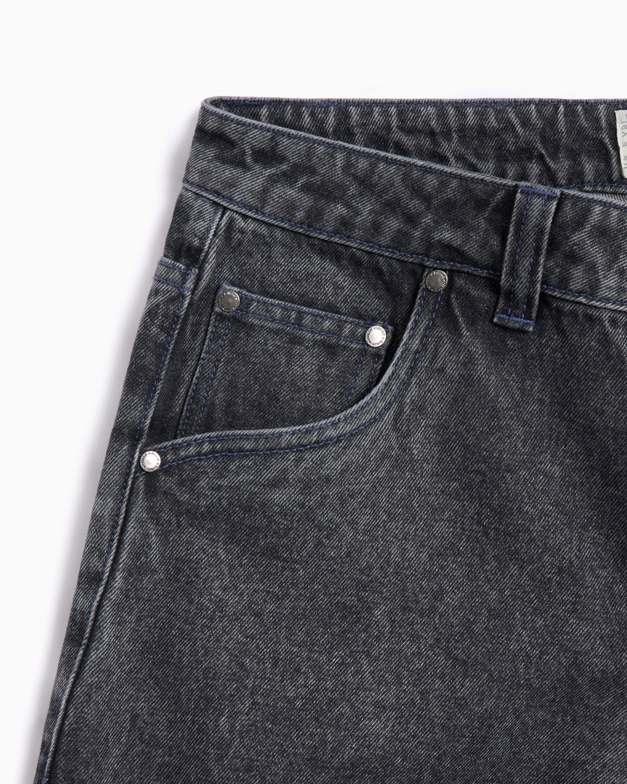 【破格】Dime Mtl ストレートデニム 34 ブラックグレー Dime MTL Classic Men's Baggy Denim Pants Men's Jeans