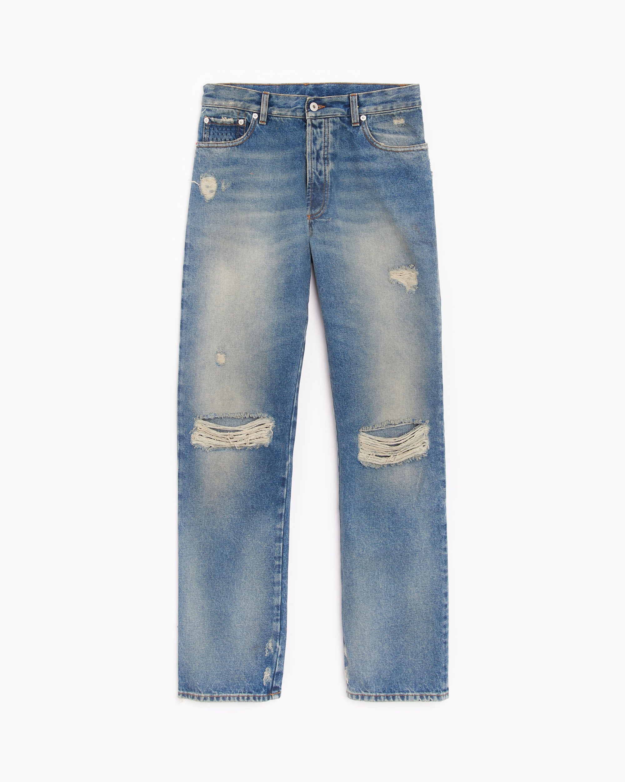 Heron Preston Distressed Regular Men's Pants Men's Jeans