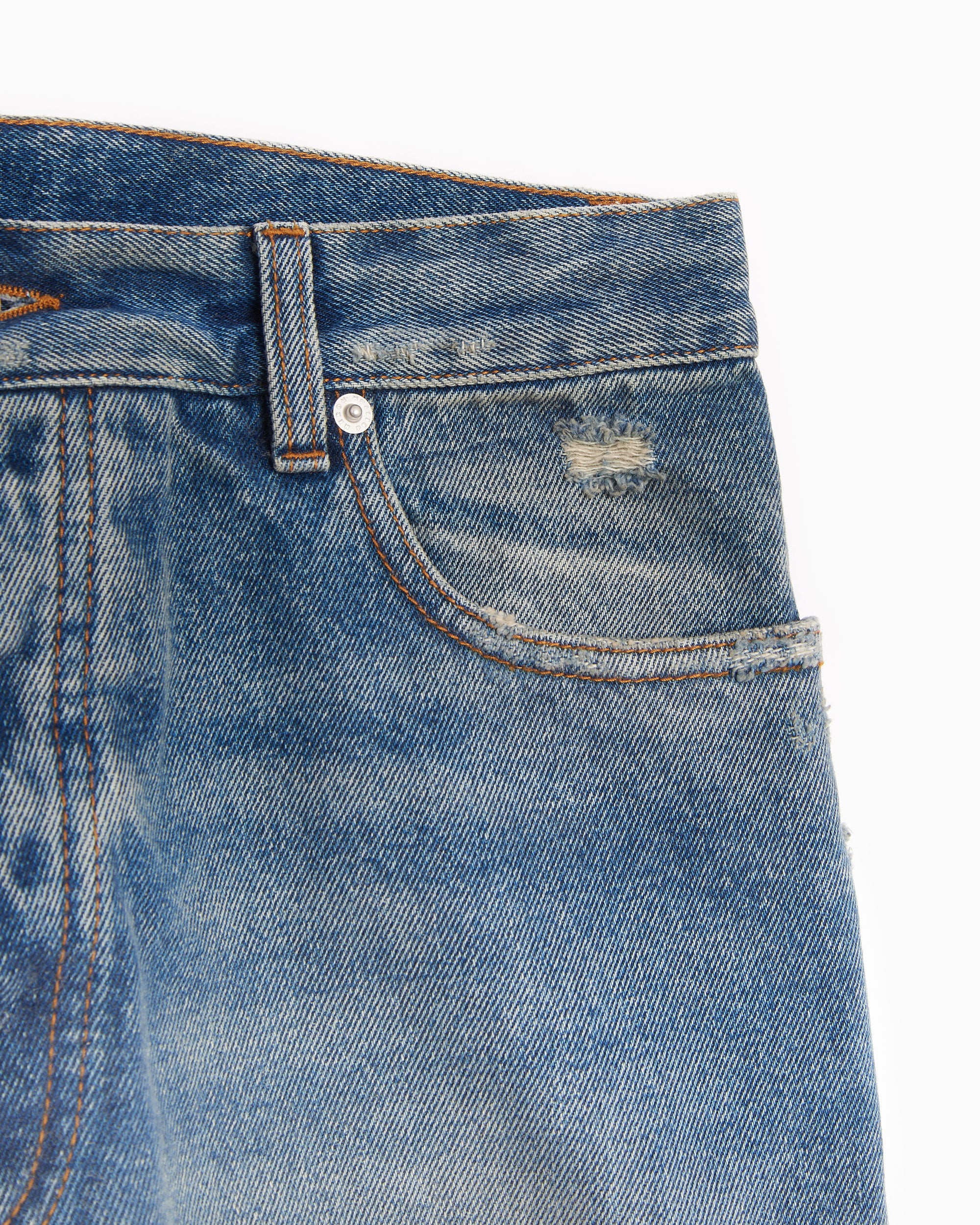 Heron Preston Distressed Regular Men's Pants Men's Jeans