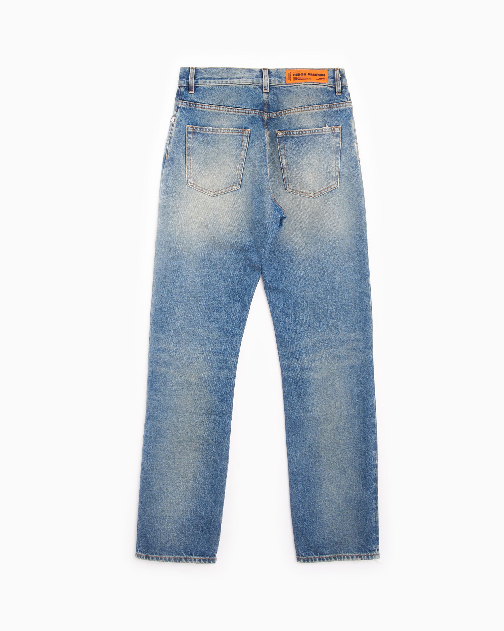 Heron Preston Distressed Regular Men's Pants Men's Jeans