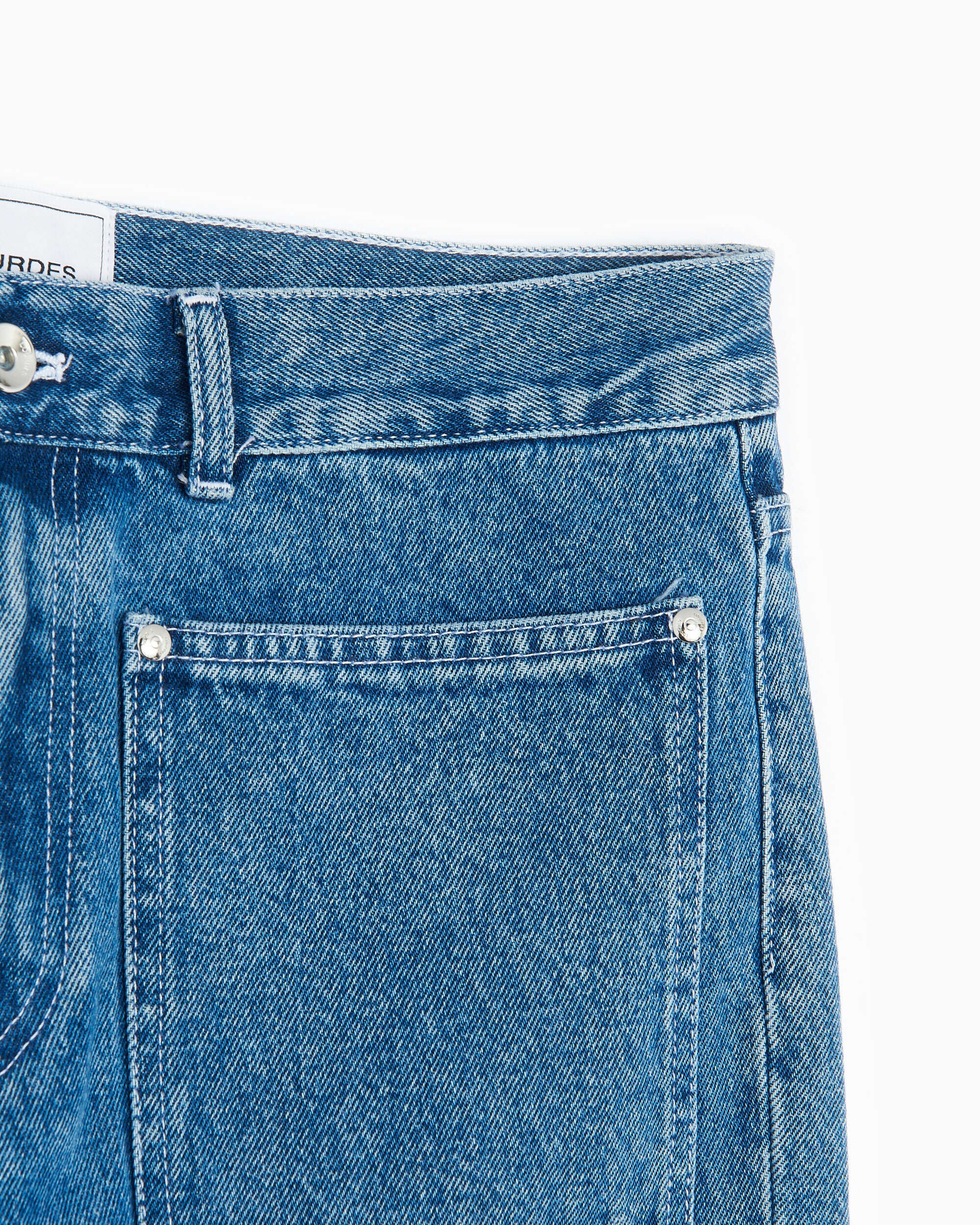 Jeans Lourdes New York Lourdes 20 Pocket Unisex Denim Pants Unisex Jeans - LOF1XT04AP-TE427.326