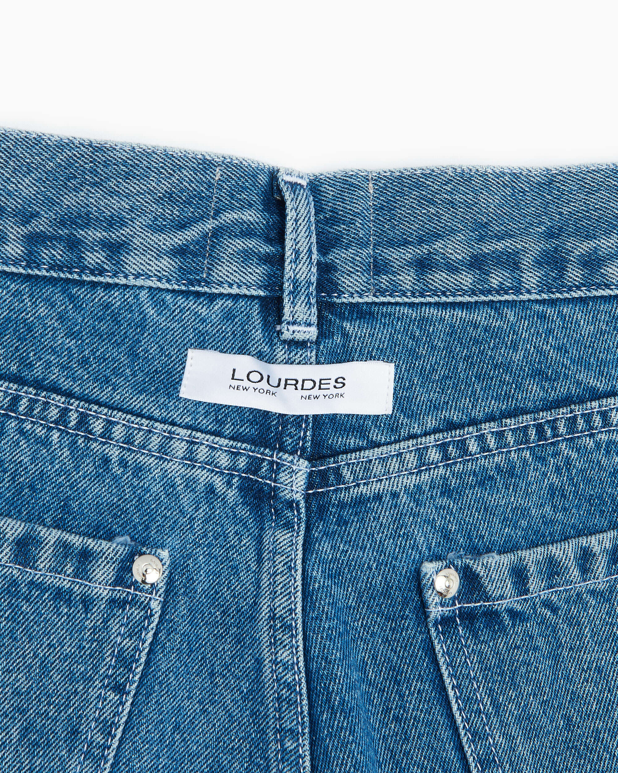 Jeans Lourdes New York Lourdes 20 Pocket Unisex Denim Pants Unisex Jeans - LOF1XT04AP-TE427.326