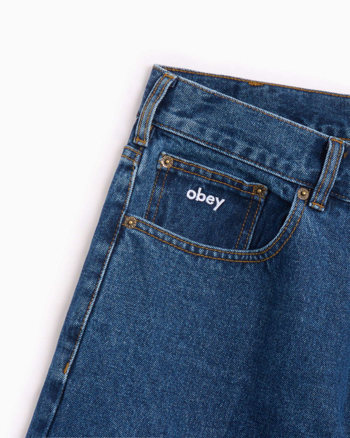 Ovy Blue Baggy Denim Pa Denim nts 34