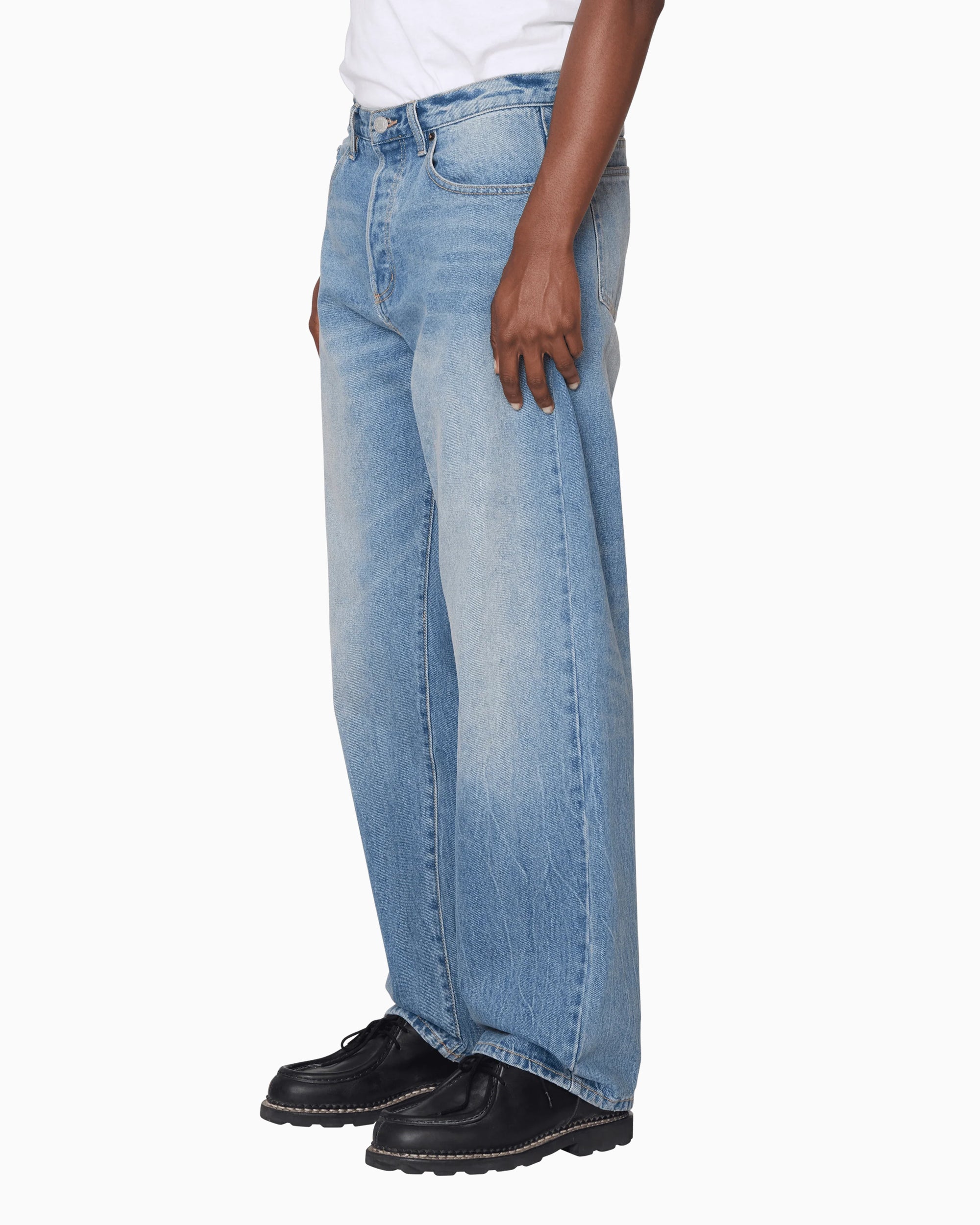 Jeans OBEY Clothing Boxcar Straight Men's Jeans - 142010119-HVI