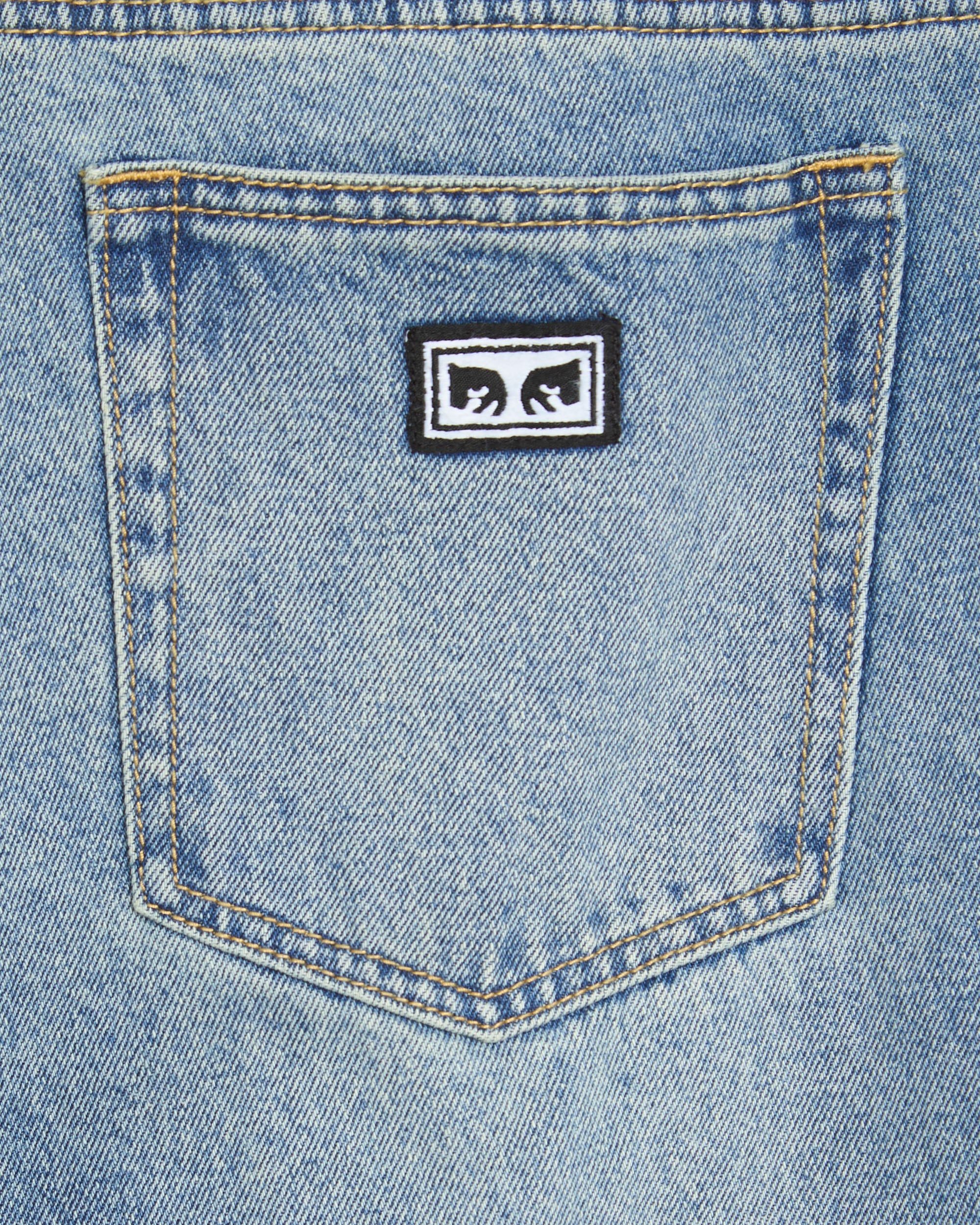 Jeans OBEY Clothing Boxcar Straight Men's Jeans - 142010119-HVI