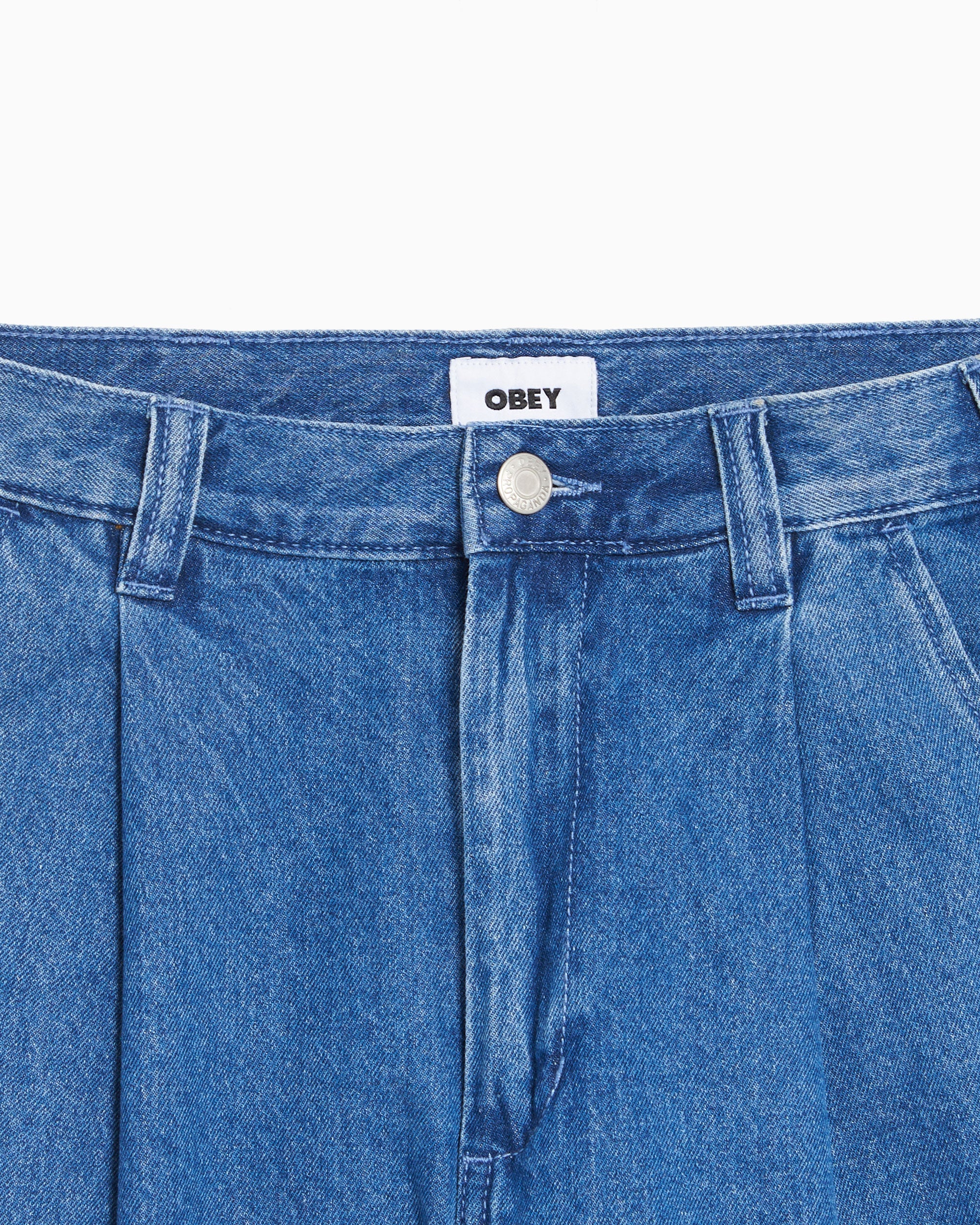 OBEY Clothing Oliver Pleated Oversize Men's Baggy Jeans