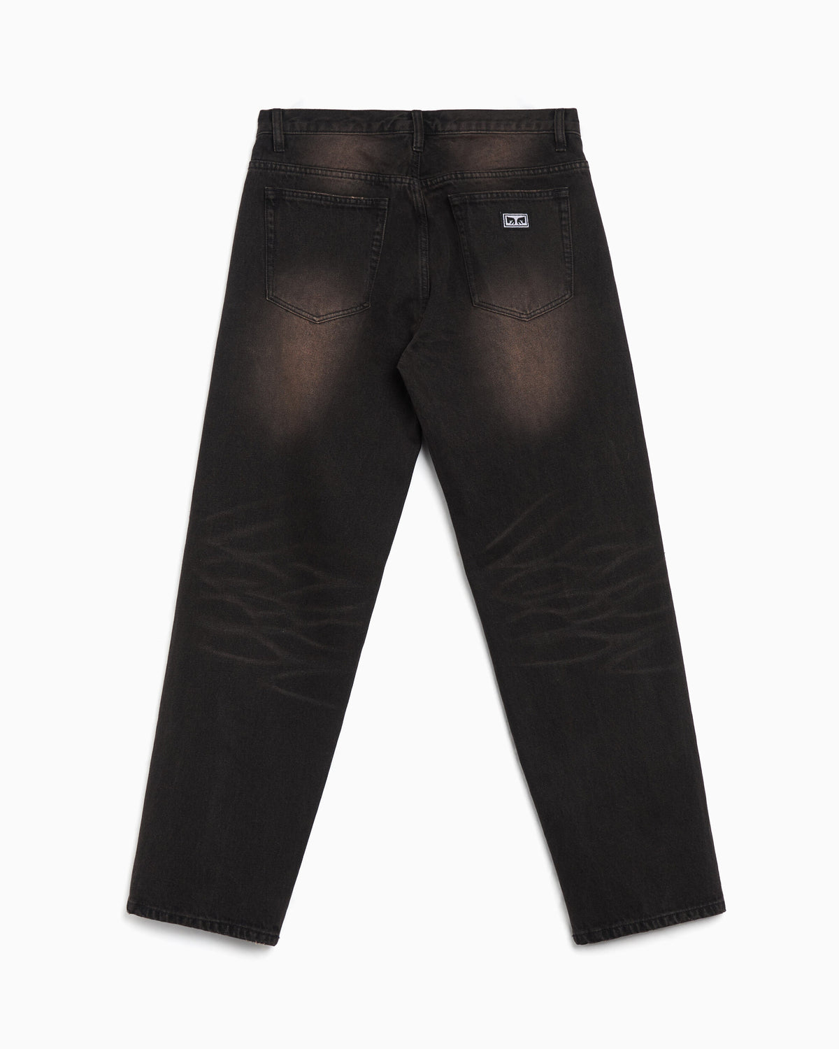 Jeans OBEY Clothing Studded Boxcar Straight Men's Baggy Jeans - 142010121-BRU