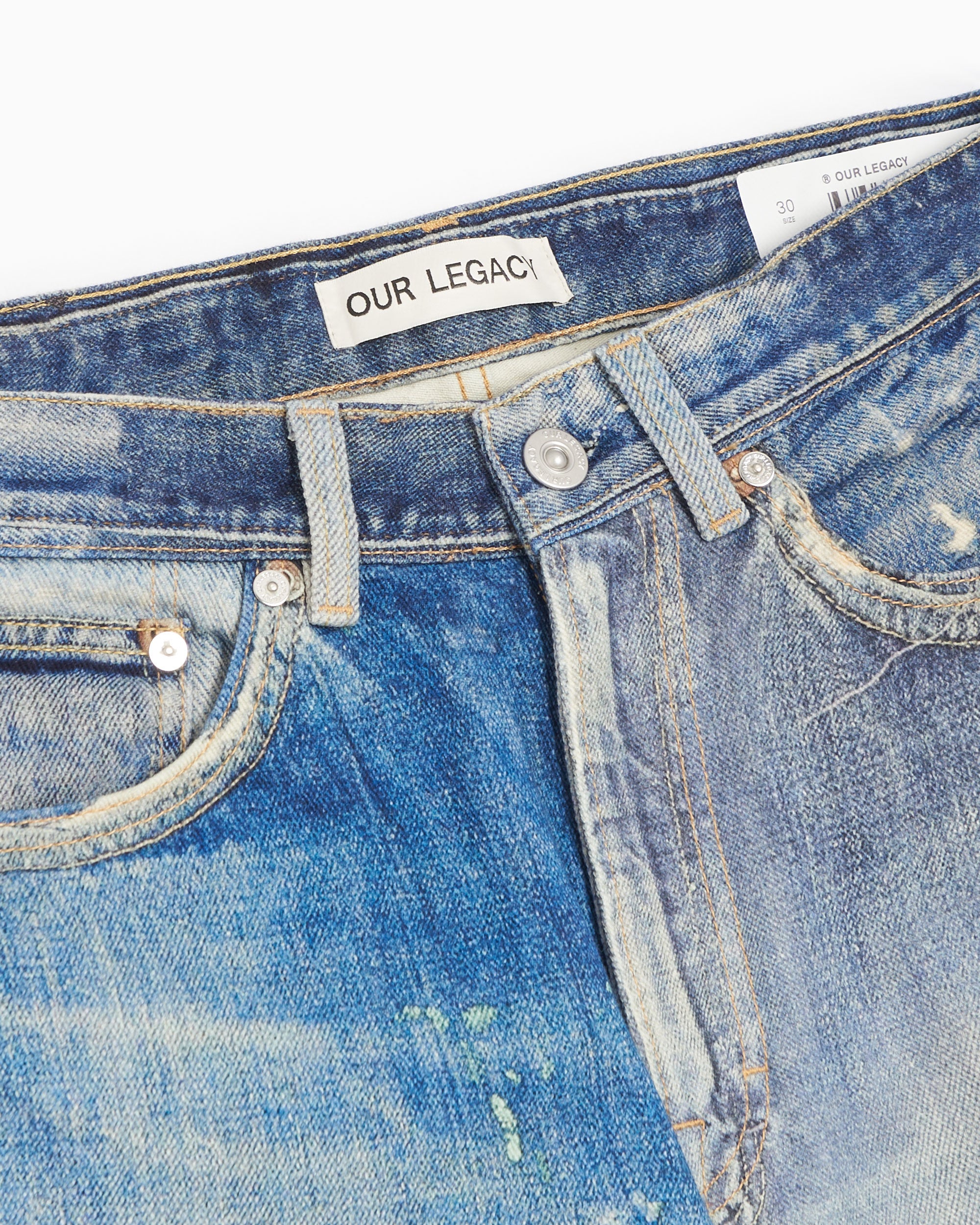 Jeans Our Legacy Third Cut Relaxed Men's Jeans - M4205TDD