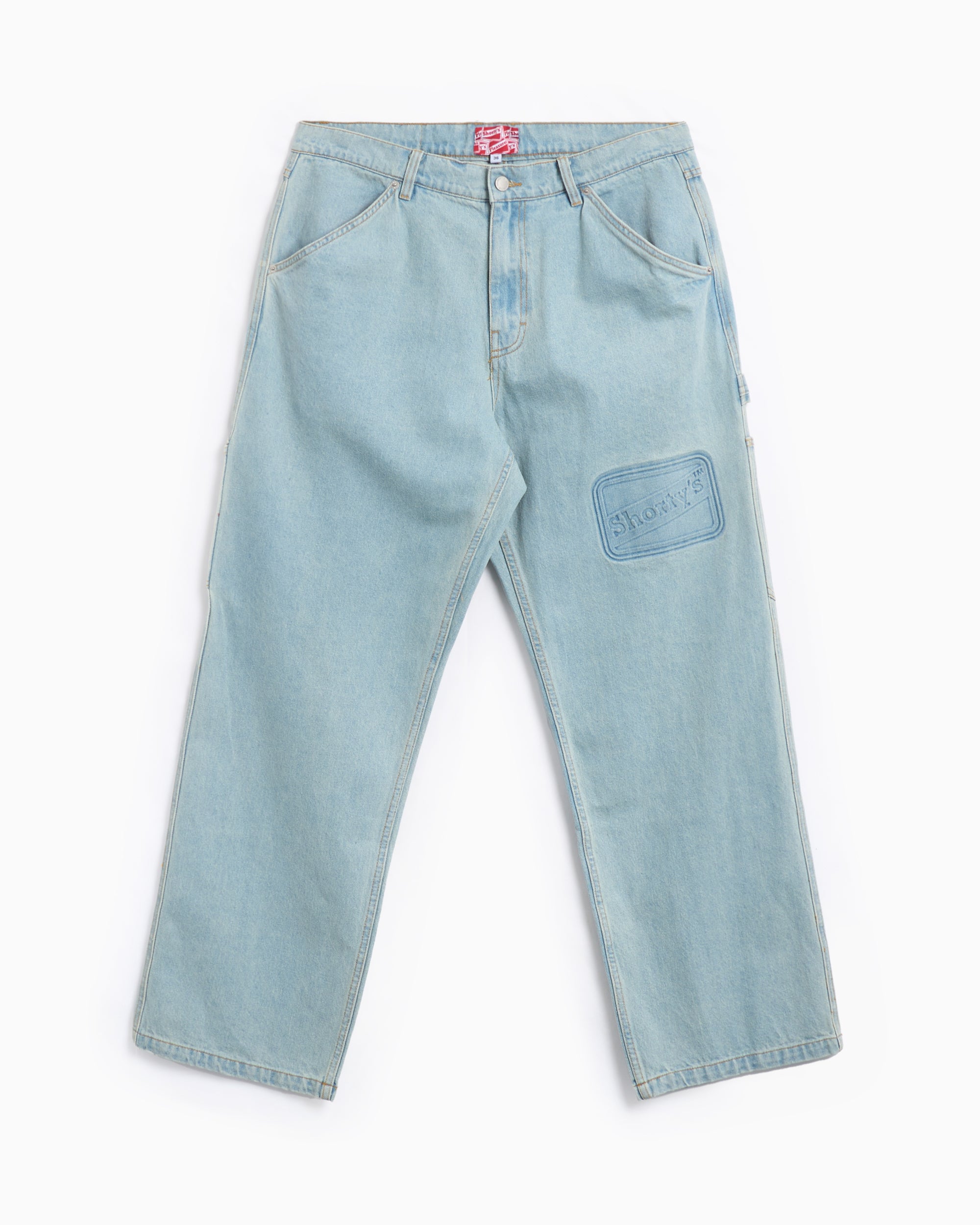 Pleasures x Shortys Men's Box Logo Carpenter Pants Men's Carpenter Jea
