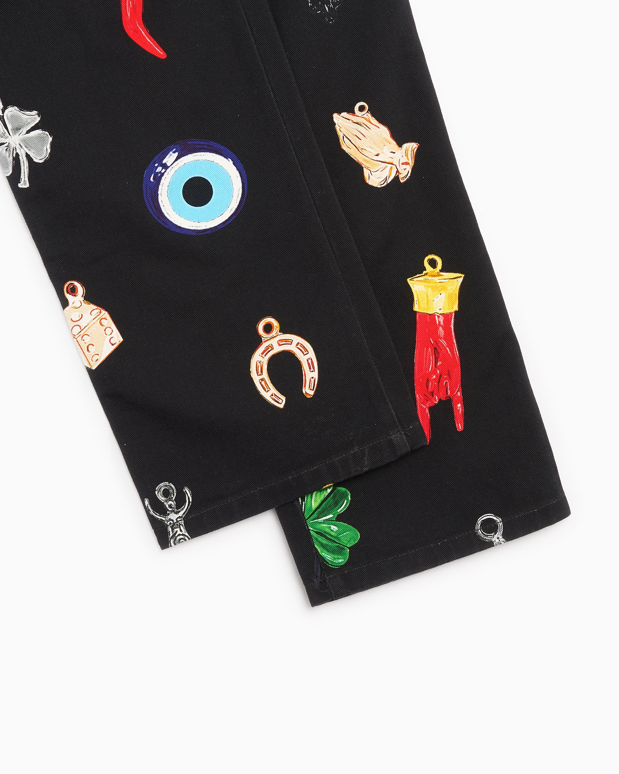 Jeans Sky High Farm Workwear Charm Unisex Print Woven Denim Pants Unisex Jeans - SHF04P005-1