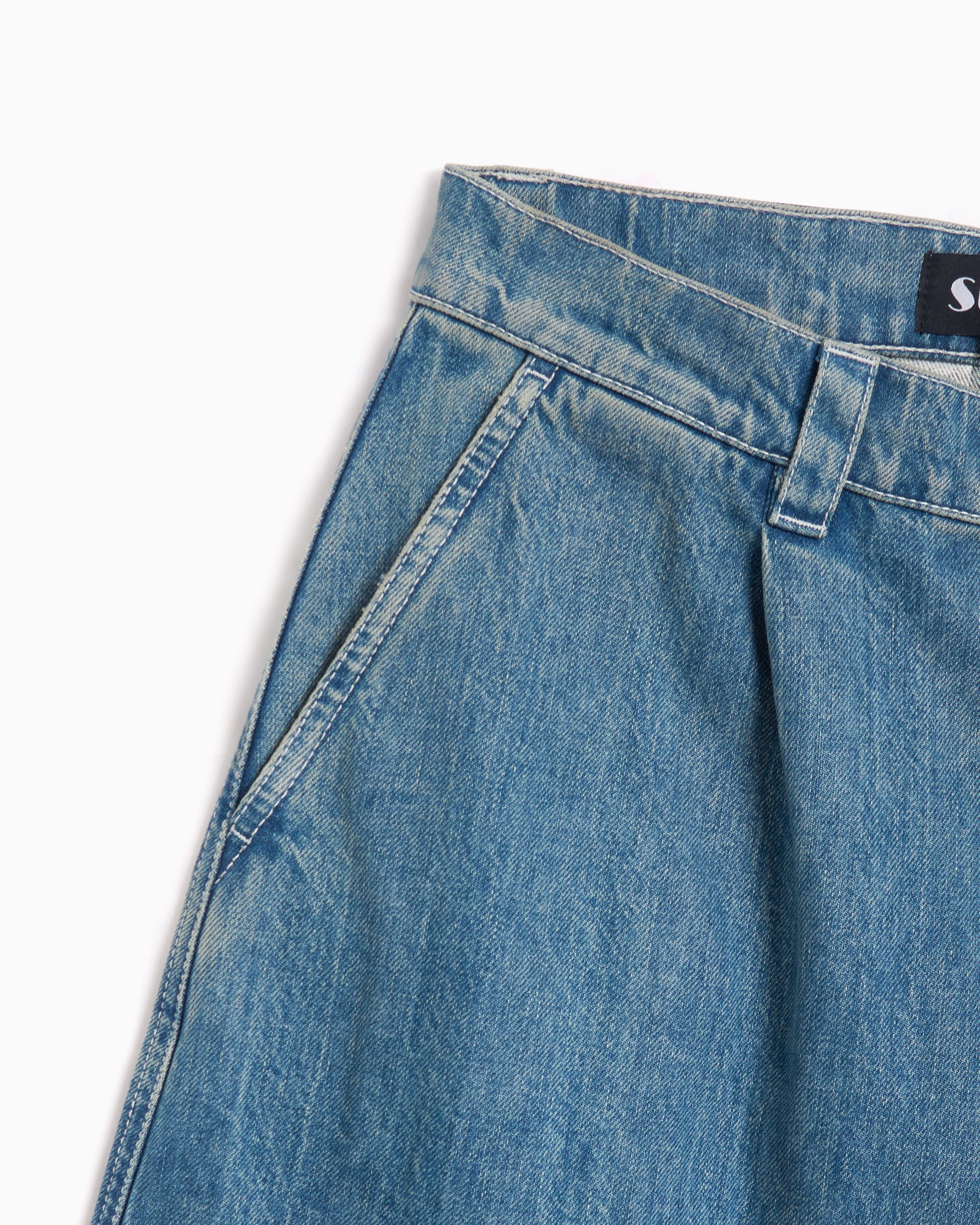 Sunnei Extra Over Unisex Pants Relaxed Unisex Wide Leg Jeans