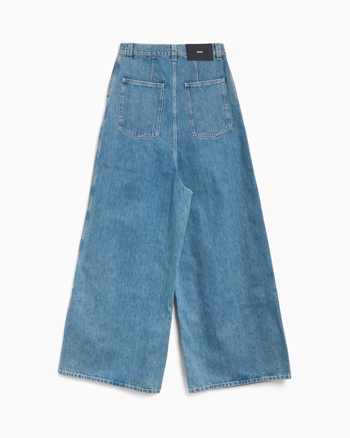 Sunnei Extra Over Unisex Pants Relaxed Unisex Wide Leg Jeans