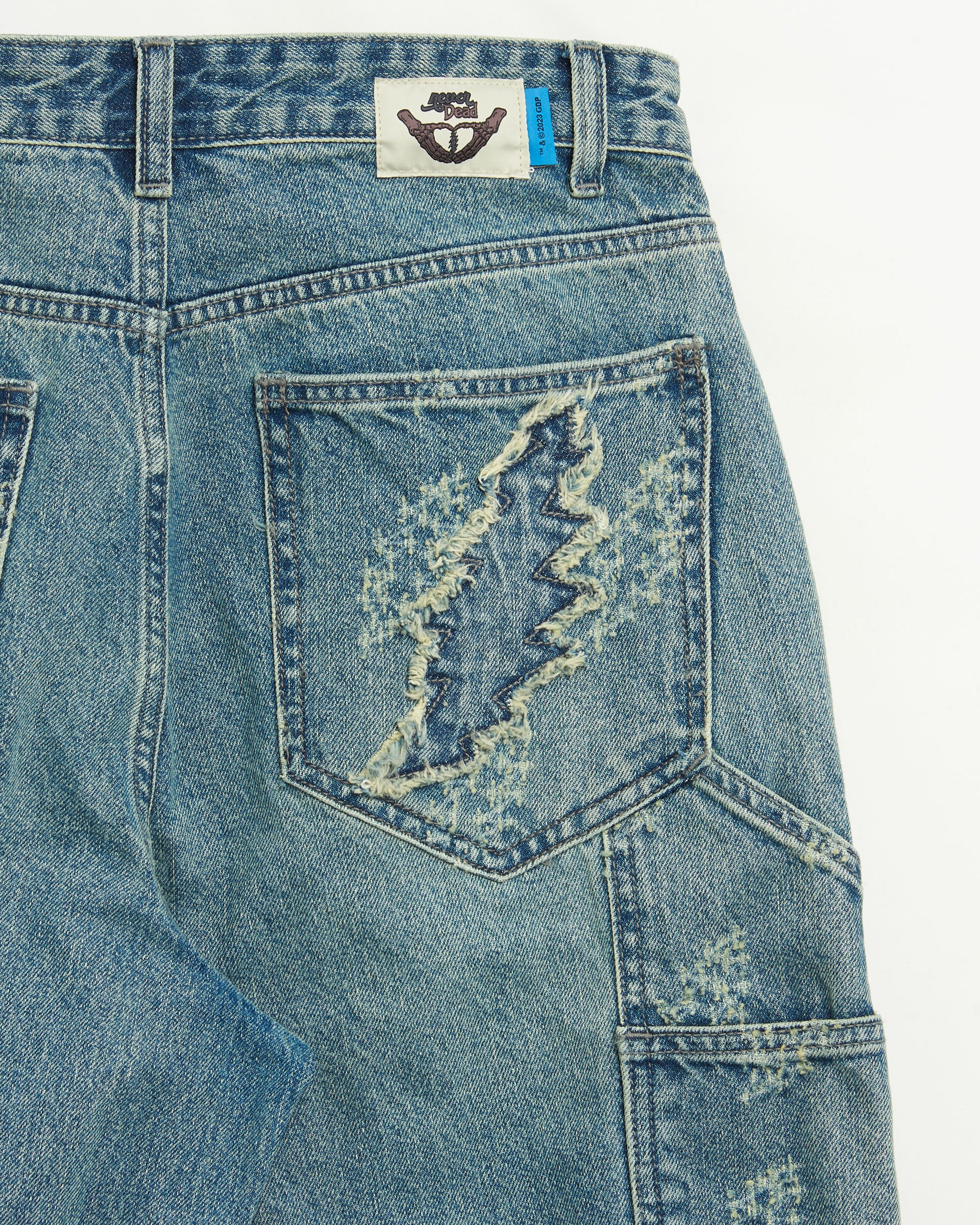 thisisneverthat® thisisneverthat® x Grateful Dead Lightning Men's Deni