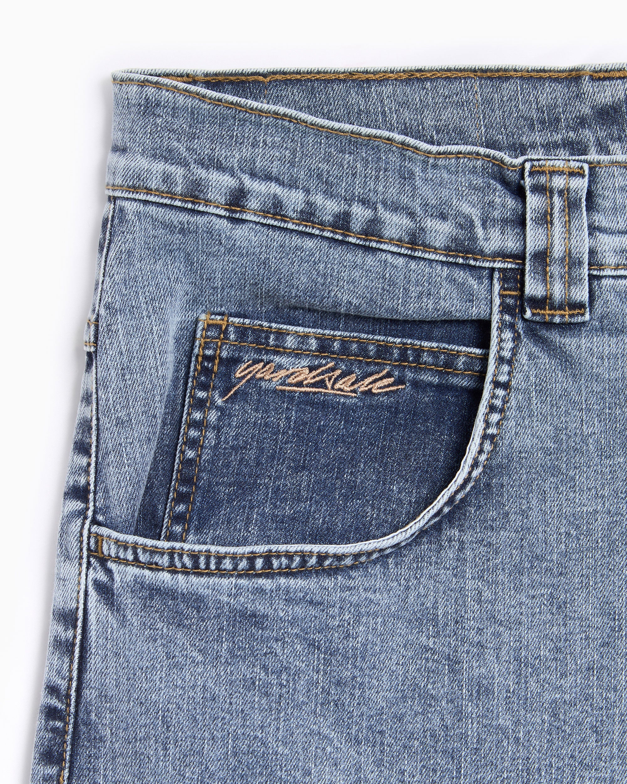 Yardsale Ivory Slub Straight Men's Jeans