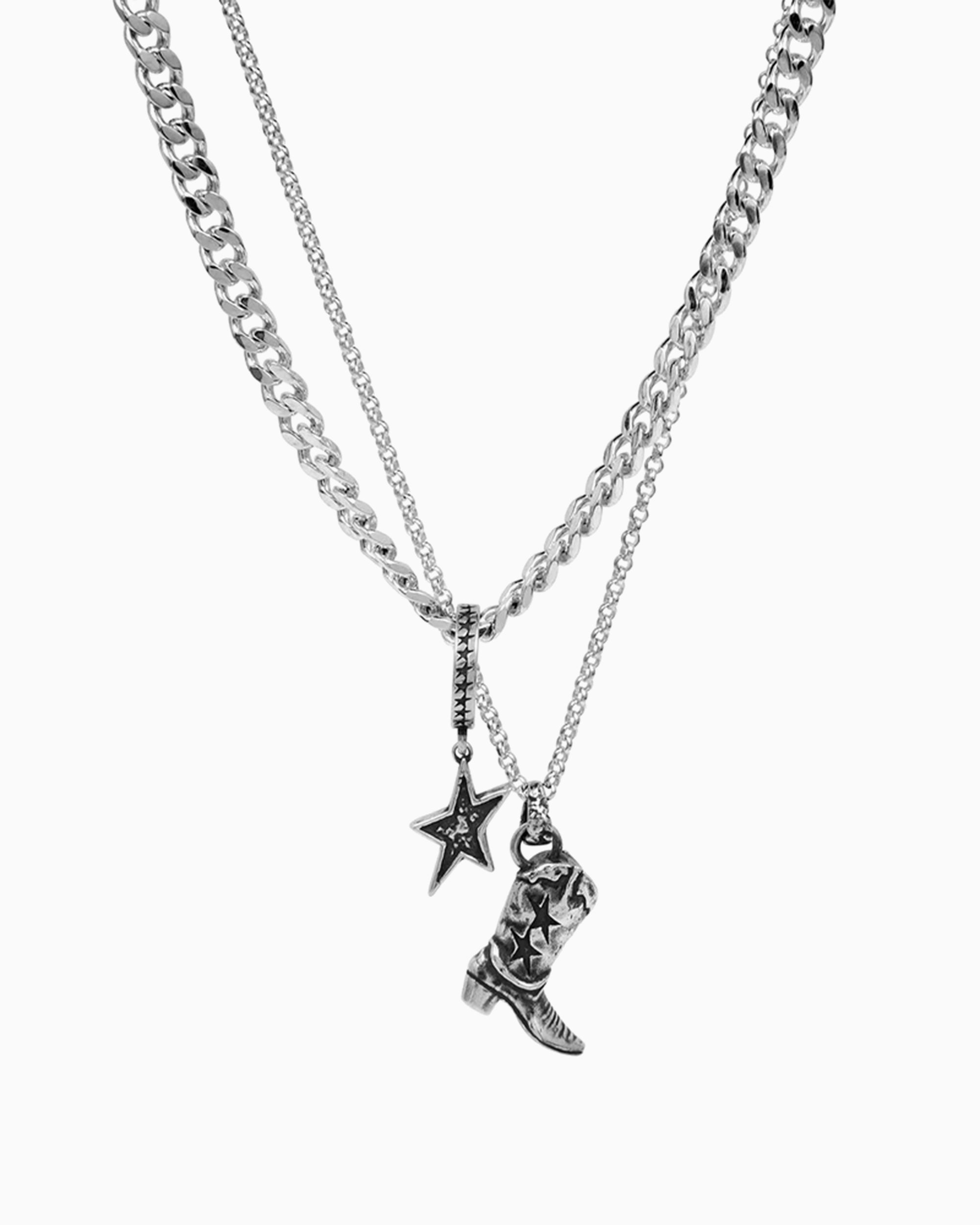 TwoJeys Boot Double Unisex Necklace