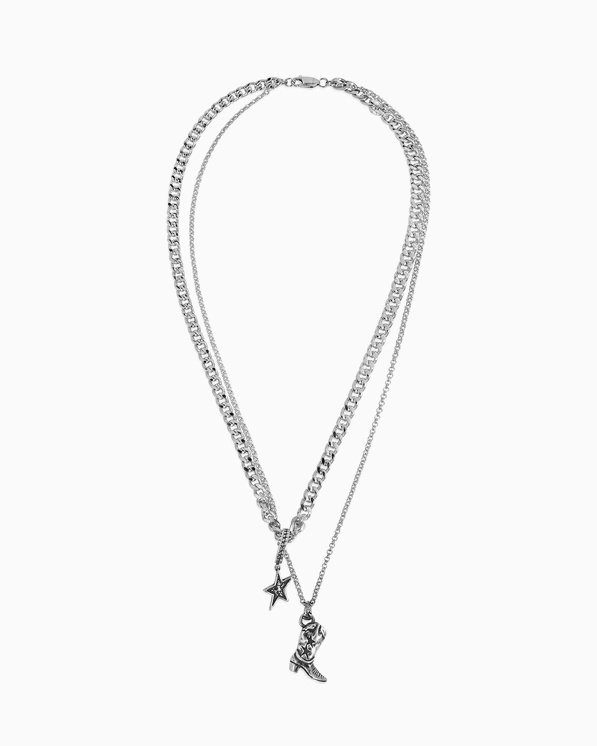 TwoJeys Boot Double Unisex Necklace